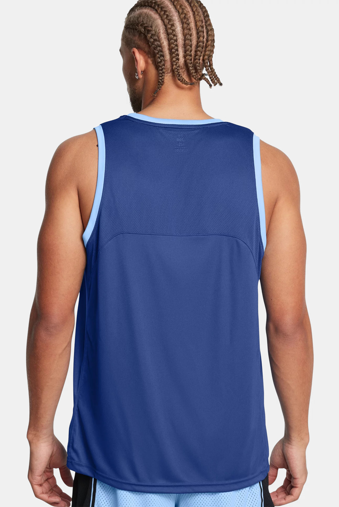 Мужская синяя майка UA Hoops Performance SL 2