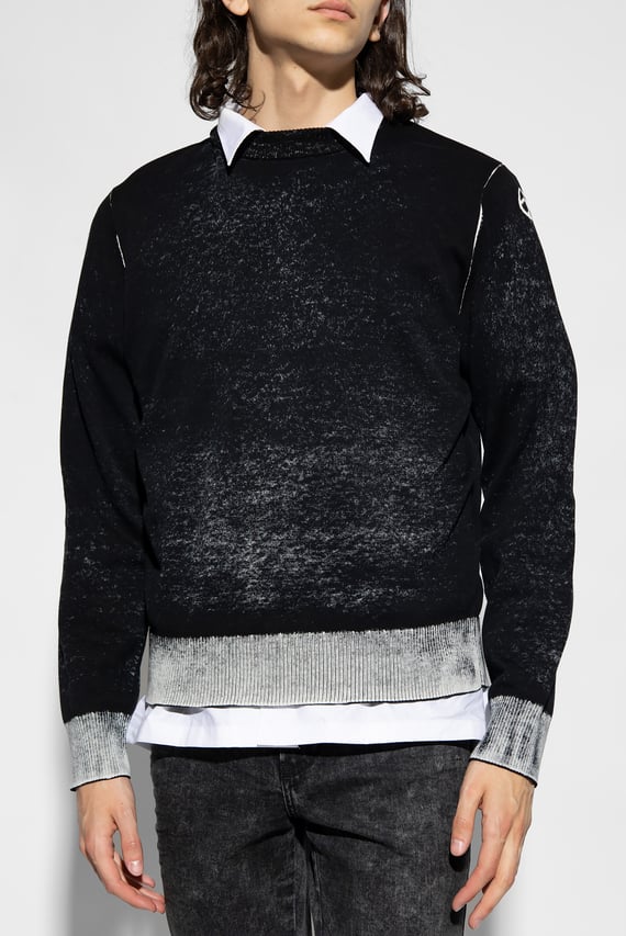 Мужской черный джемпер K-LARENCE-B KNITWEAR