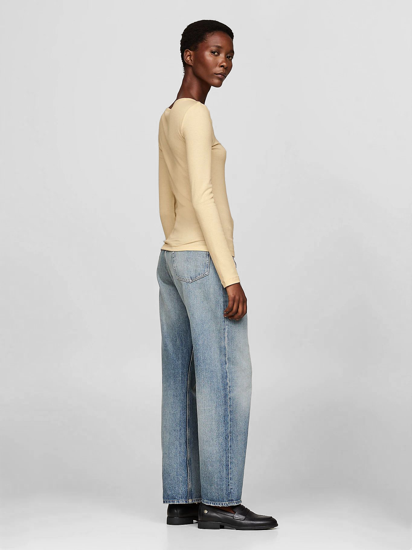 Лонгслив SLIM TENCEL OPEN-NK LS 2