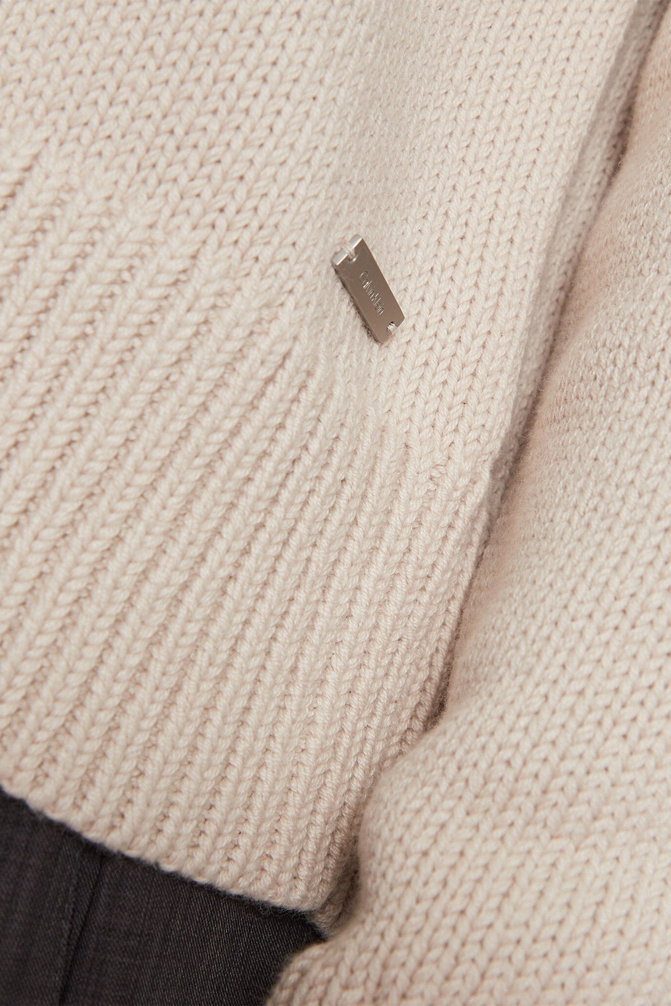 Свитер COTTON BLEND HIGH-NECK SWEATER 5