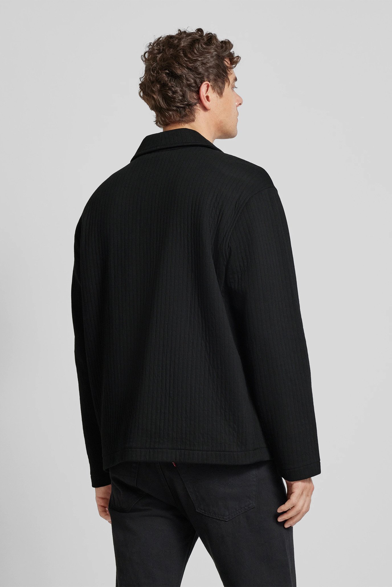 Реглан LINEAR QUILTED OVERSHIRT 3