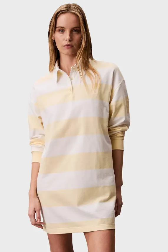Платье LS VARSITY STRIPE MINI POLO DRES Calvin Klein Jeans