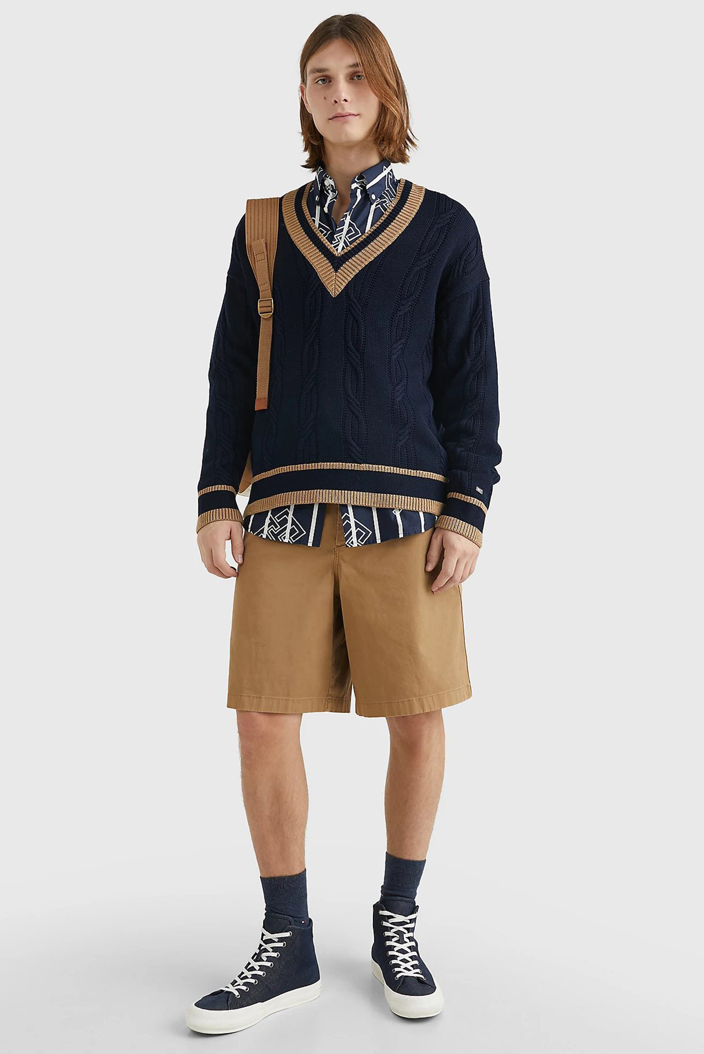 Мужские бежевые шорты BERMUDA GABARDINE GMD 2