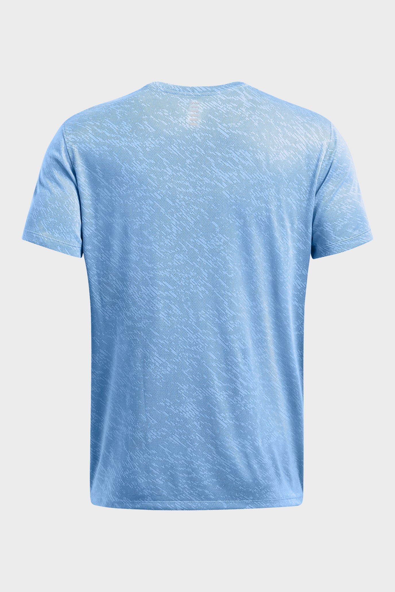 Мужская голубая футболка UA LAUNCH CAMO SHORTSLEEVE 4