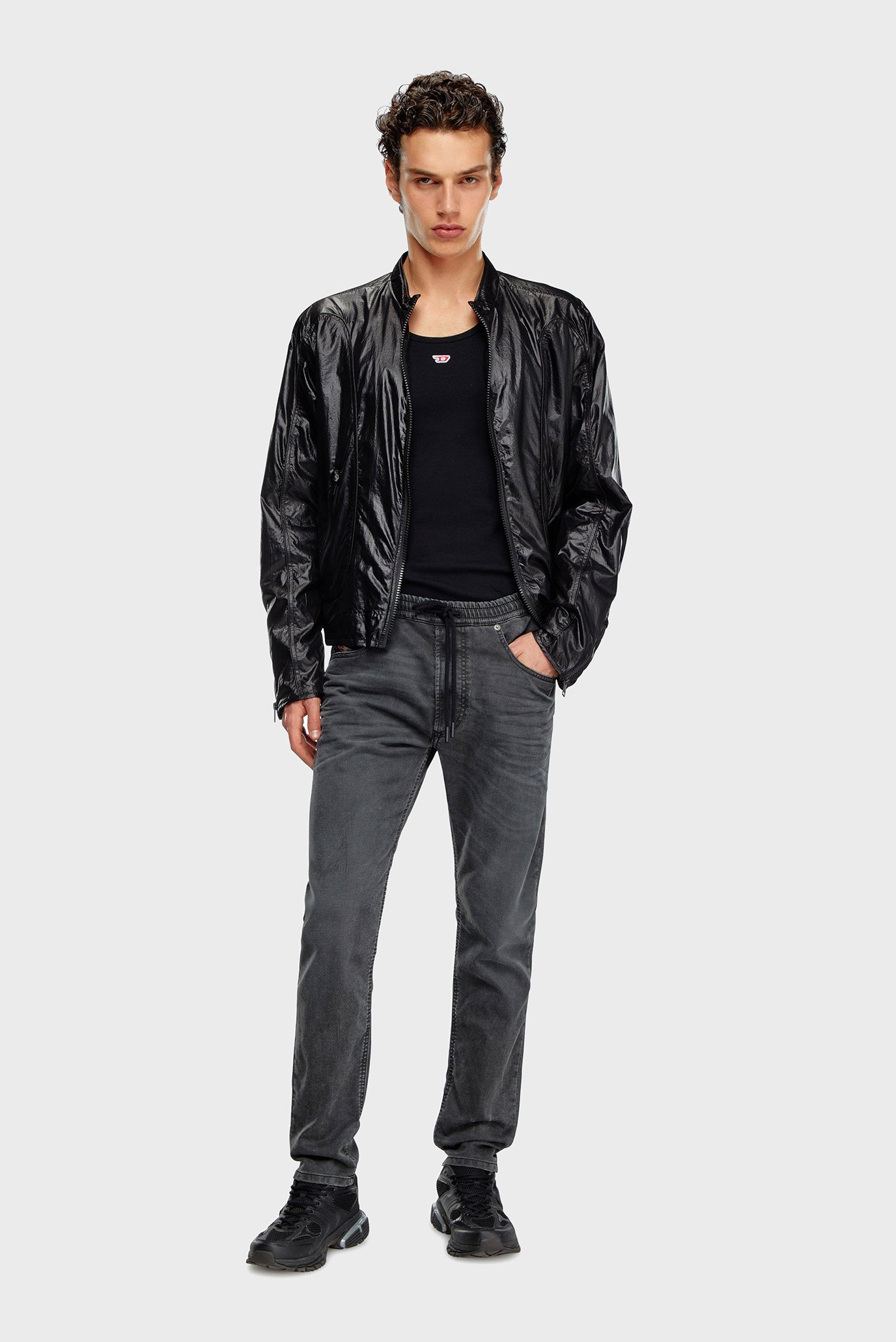 Мужские темно-серые джинсы 2030 D-KROOLEY JOGG 2