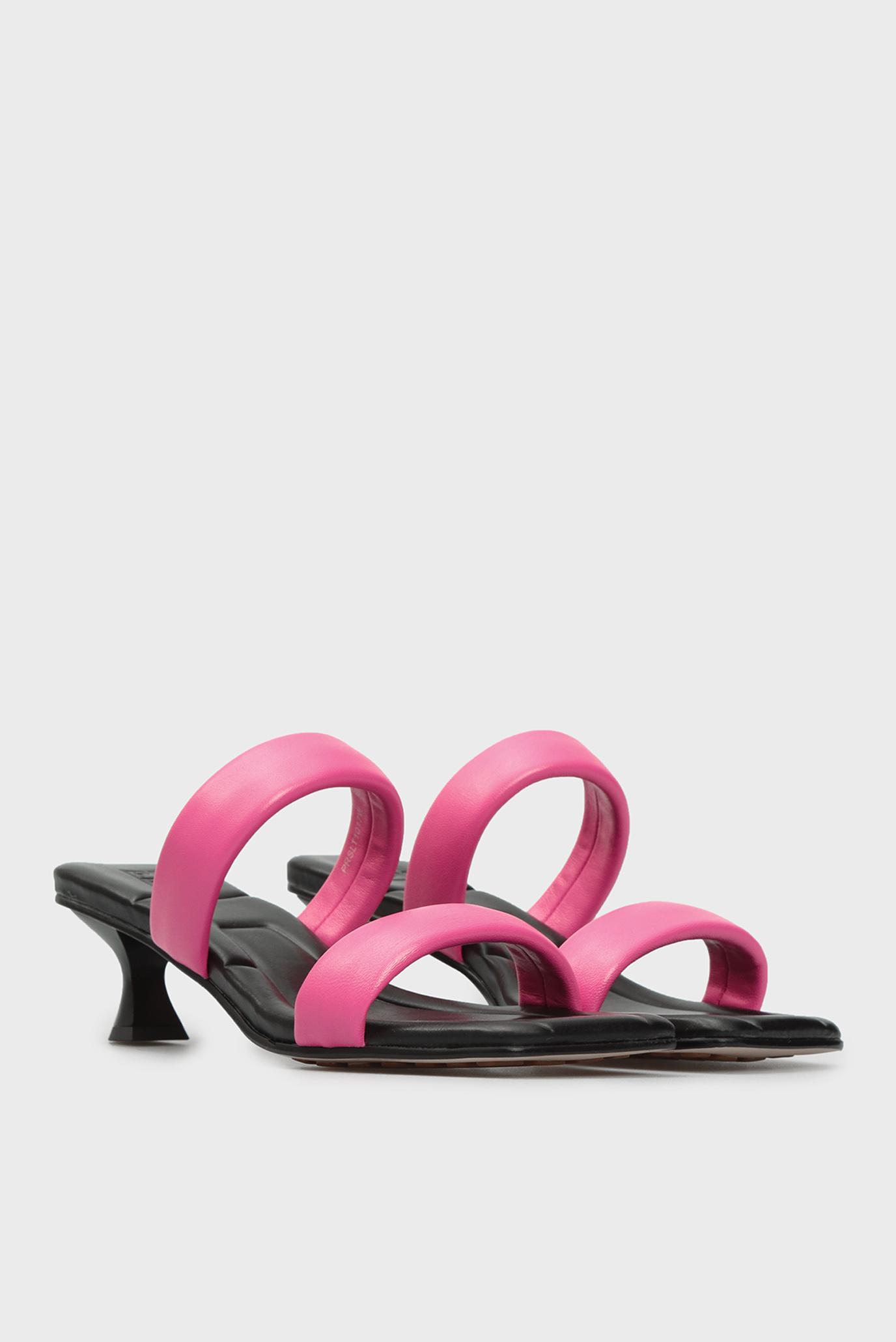 Женские розовые кожаные мюли Amiata 8