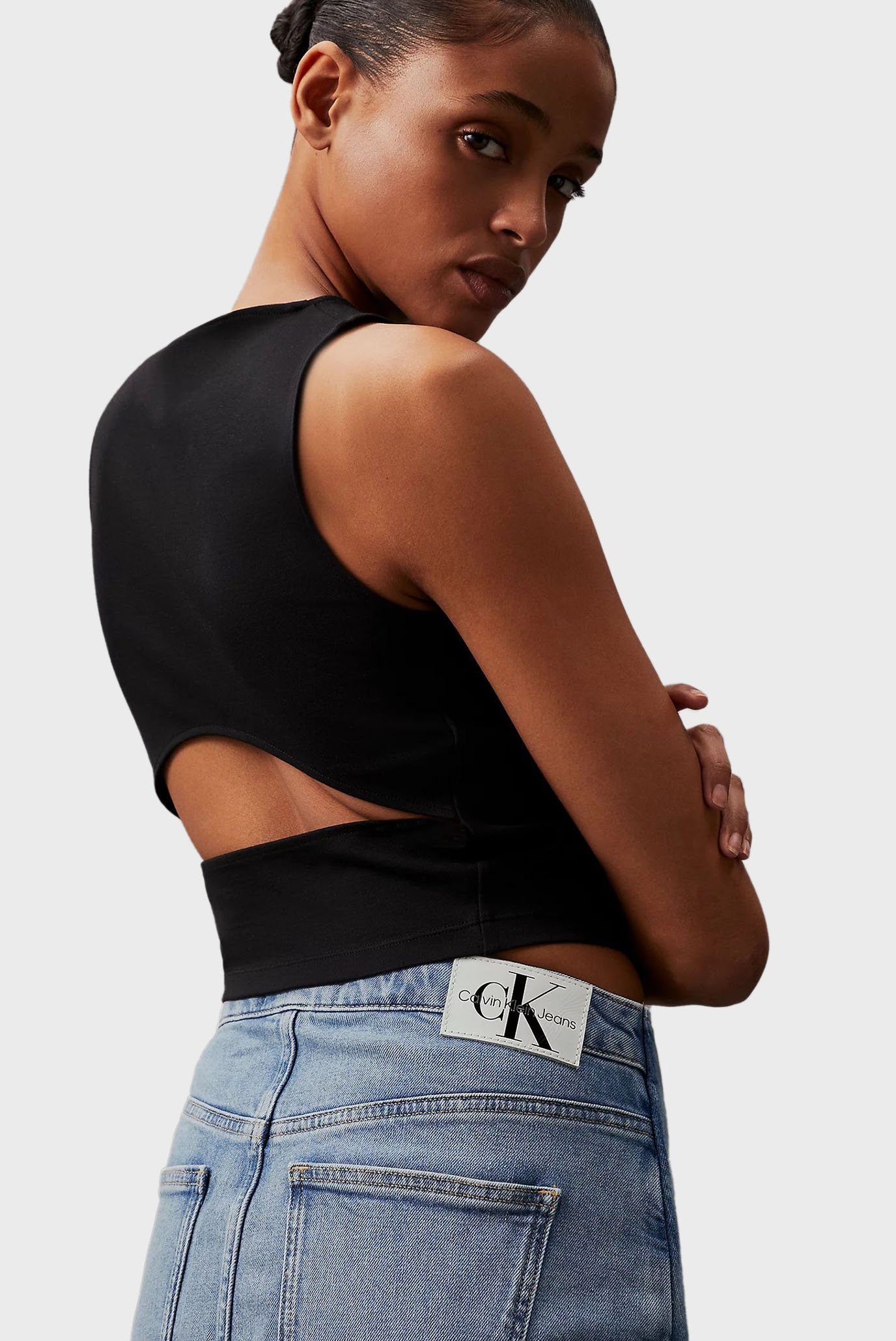 Юбка BUCKLE WRAP A-LINE DENIM SKIRT 4