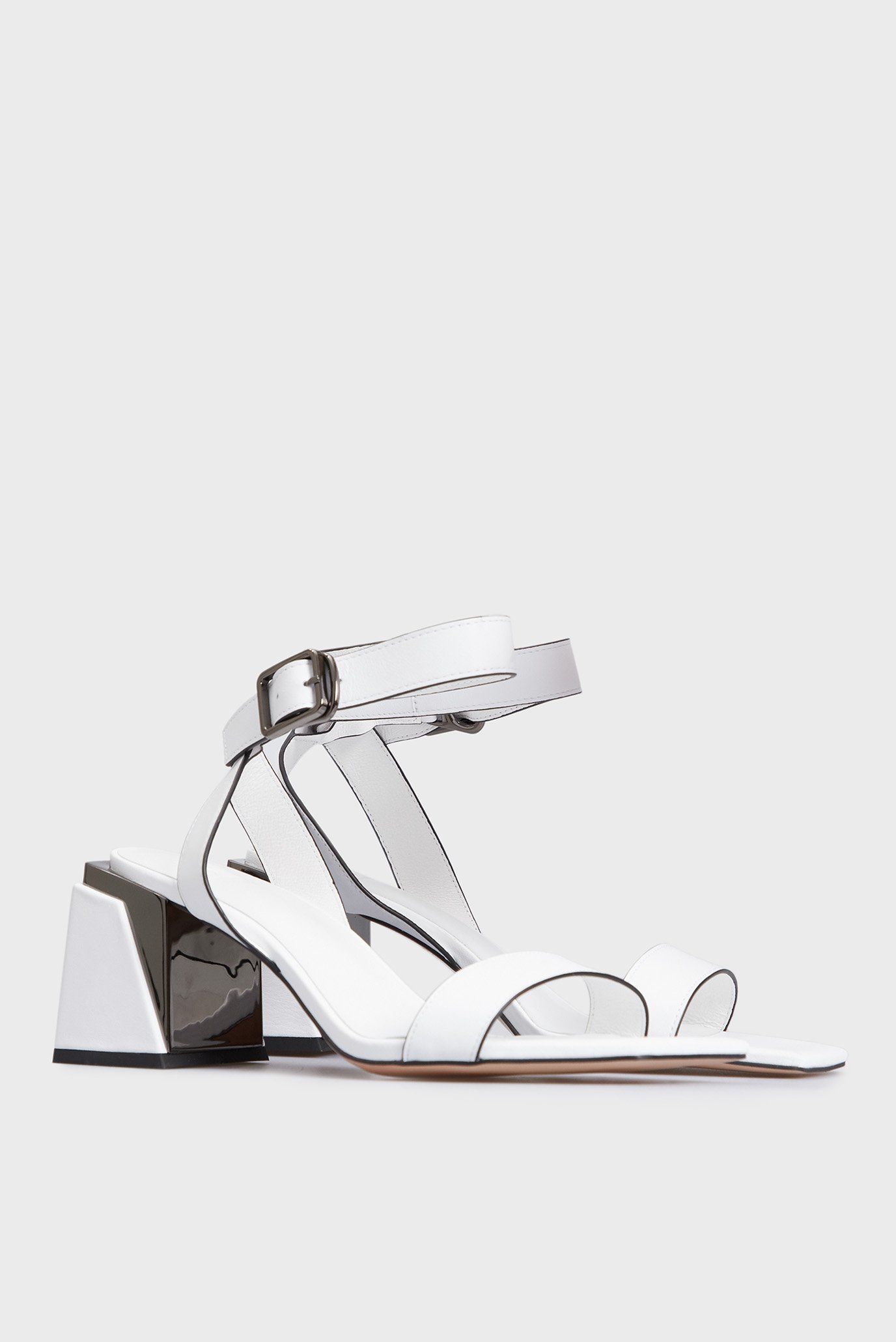 Женские белые кожаные босоножки GwendolynPRPY Женские белые кожаные босоножки Gwendolyn 7