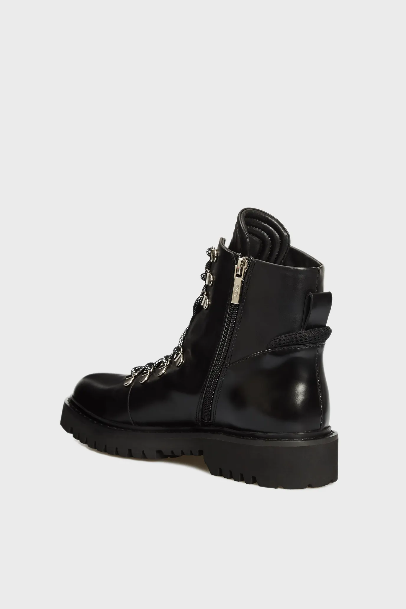 Женские черные кожаные ботинки Dacota 10