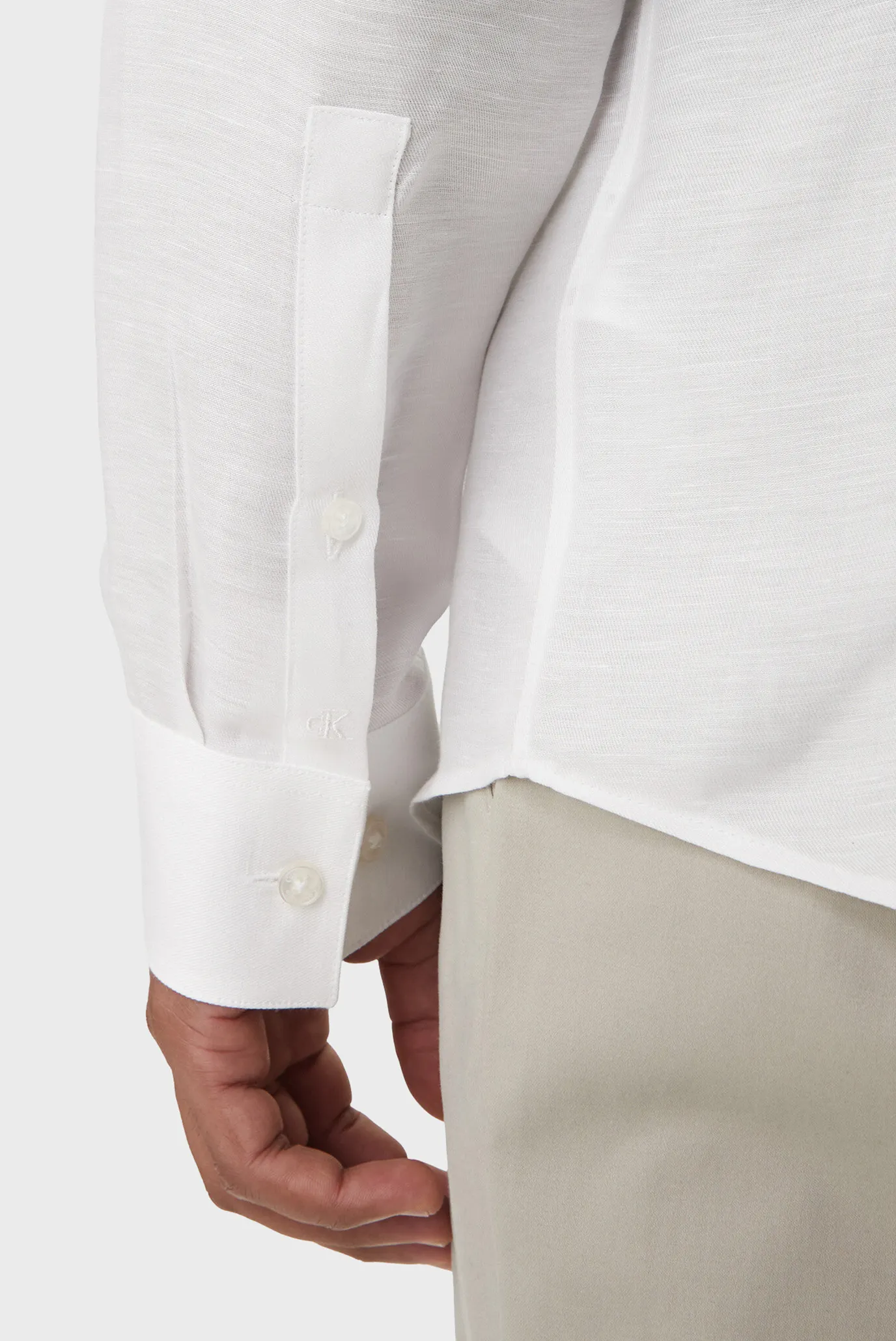 Рубашка SLIM REF LINEN BLD SLD 5