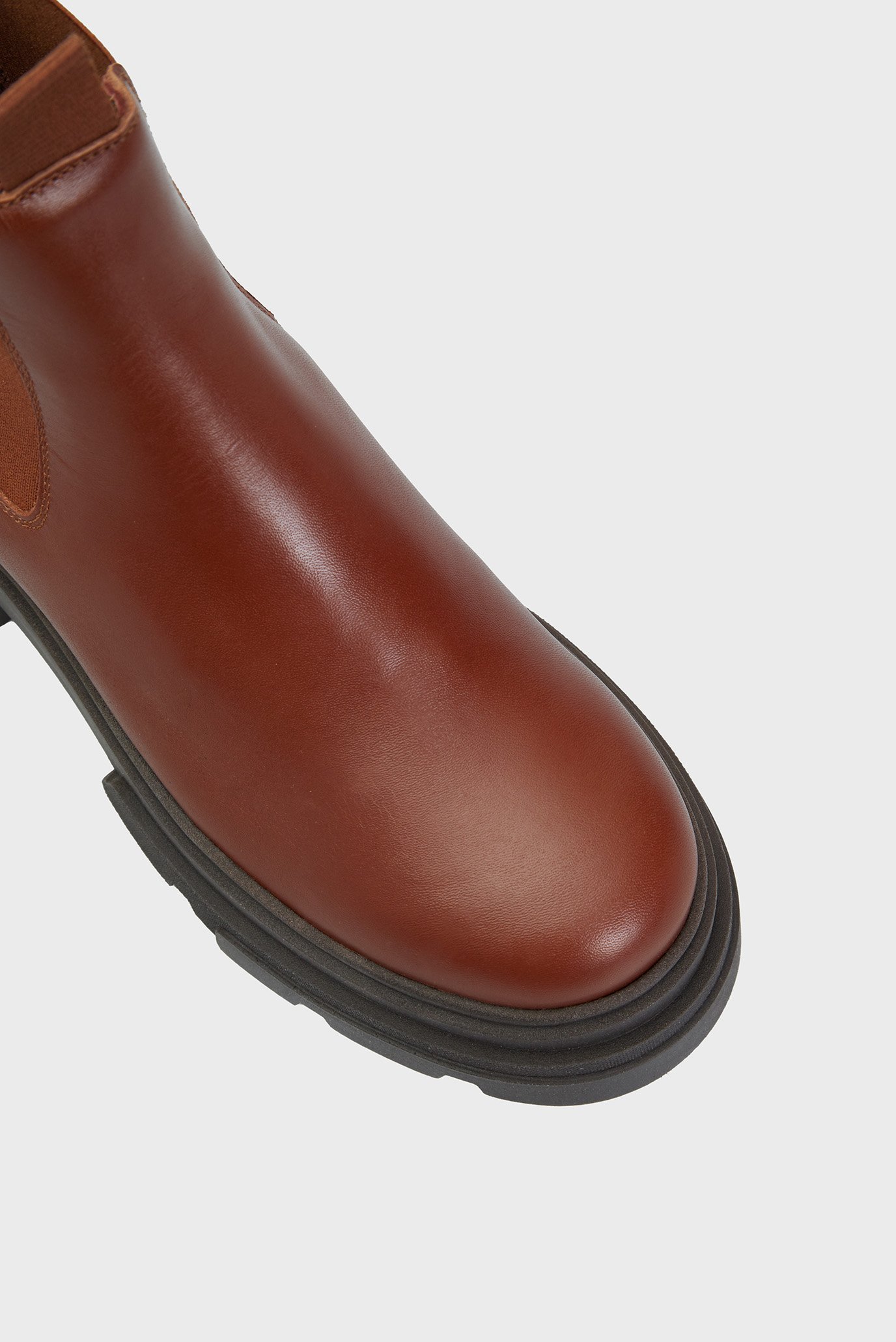 Женские коричневые челси COMBAT LEATHER LOW CHELSEA 4