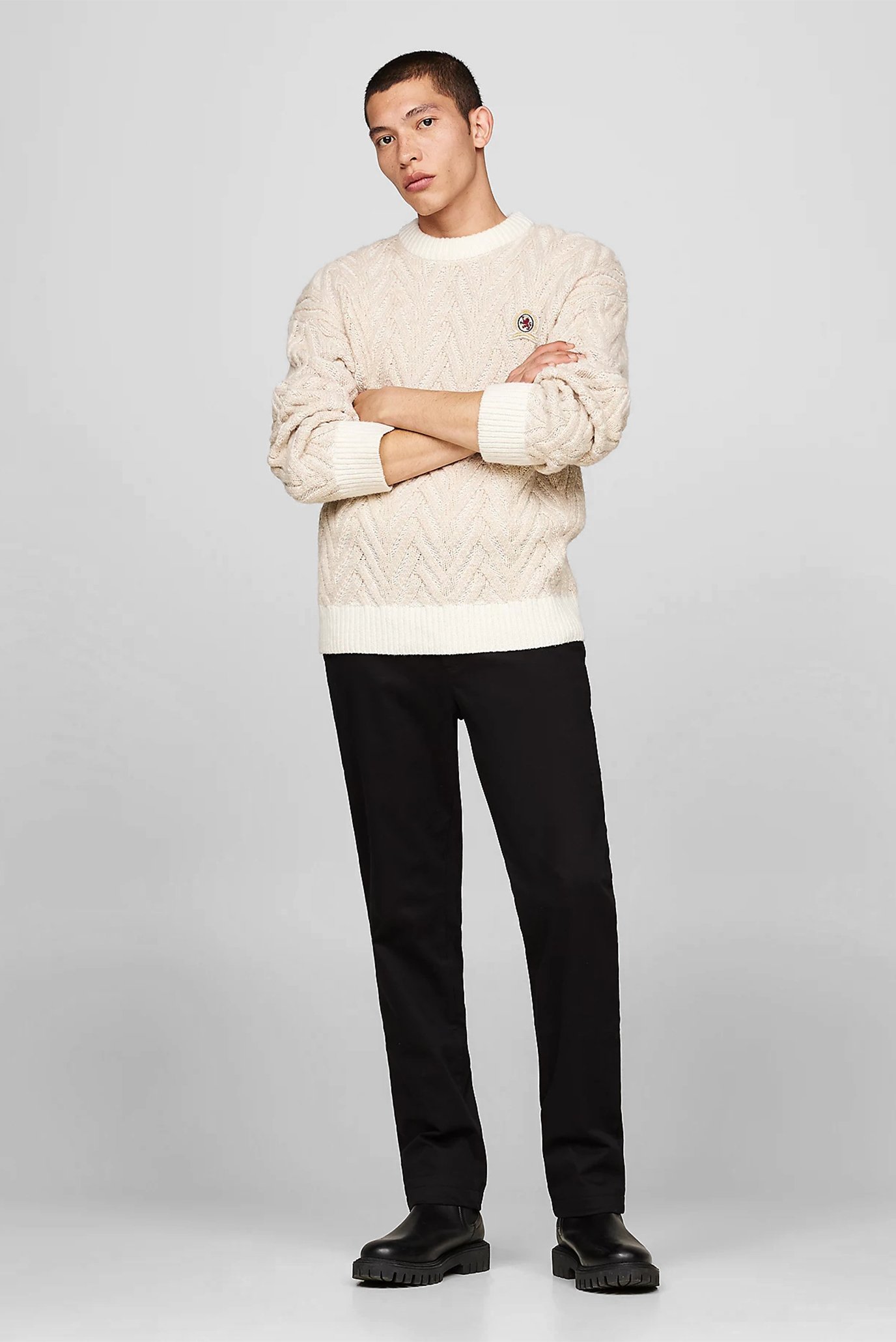 Мужские черные чиносы DENTON 2