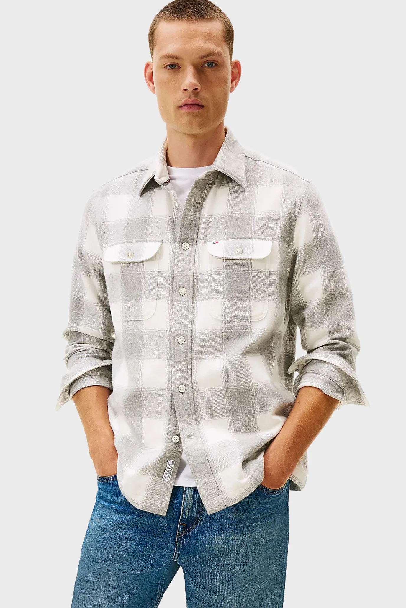 Рубашка FLANNEL CHECK SHIRT JACKET 1