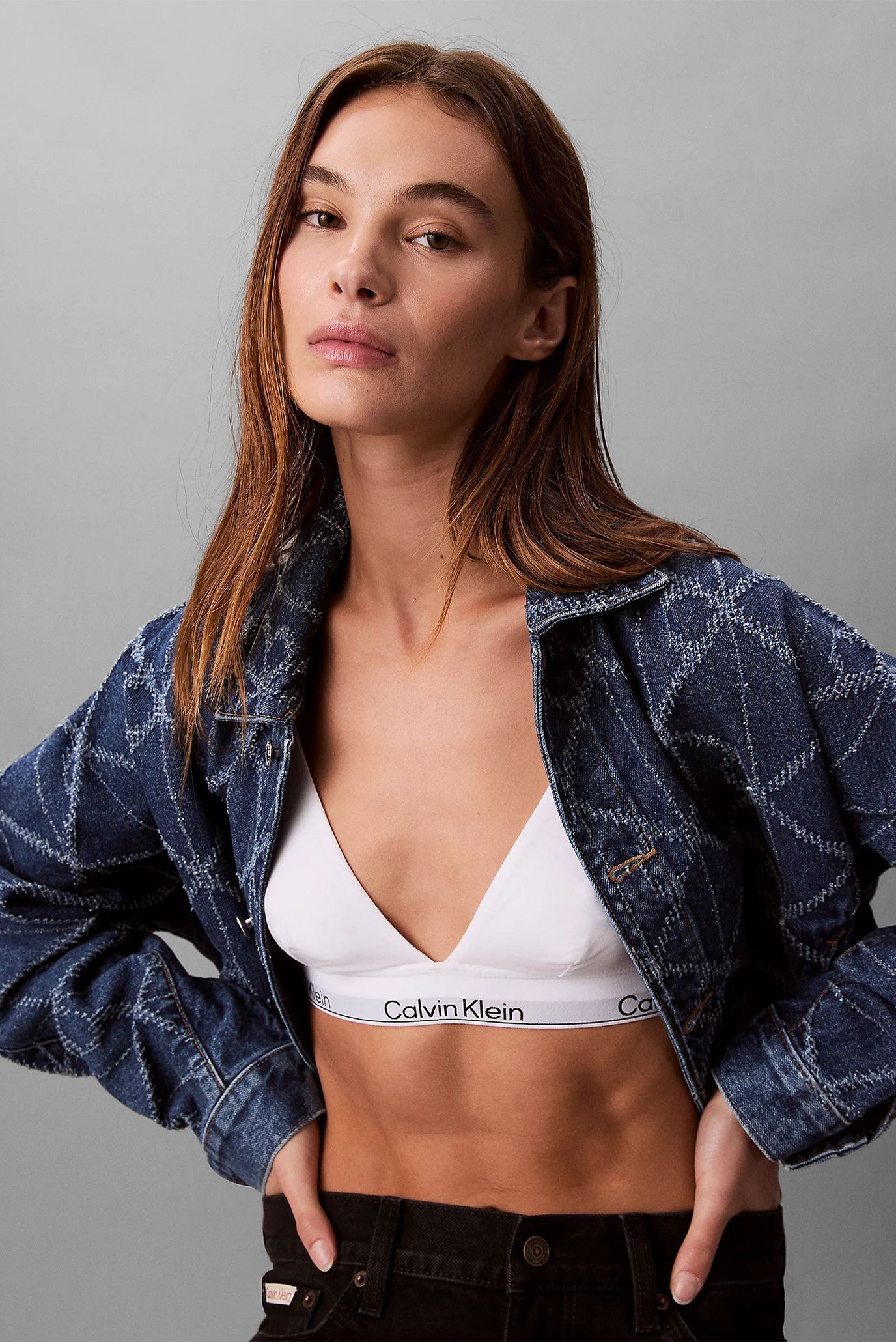 Куртка джинсовая AOP TRUCKER JACKET CK ATLANTIC 6