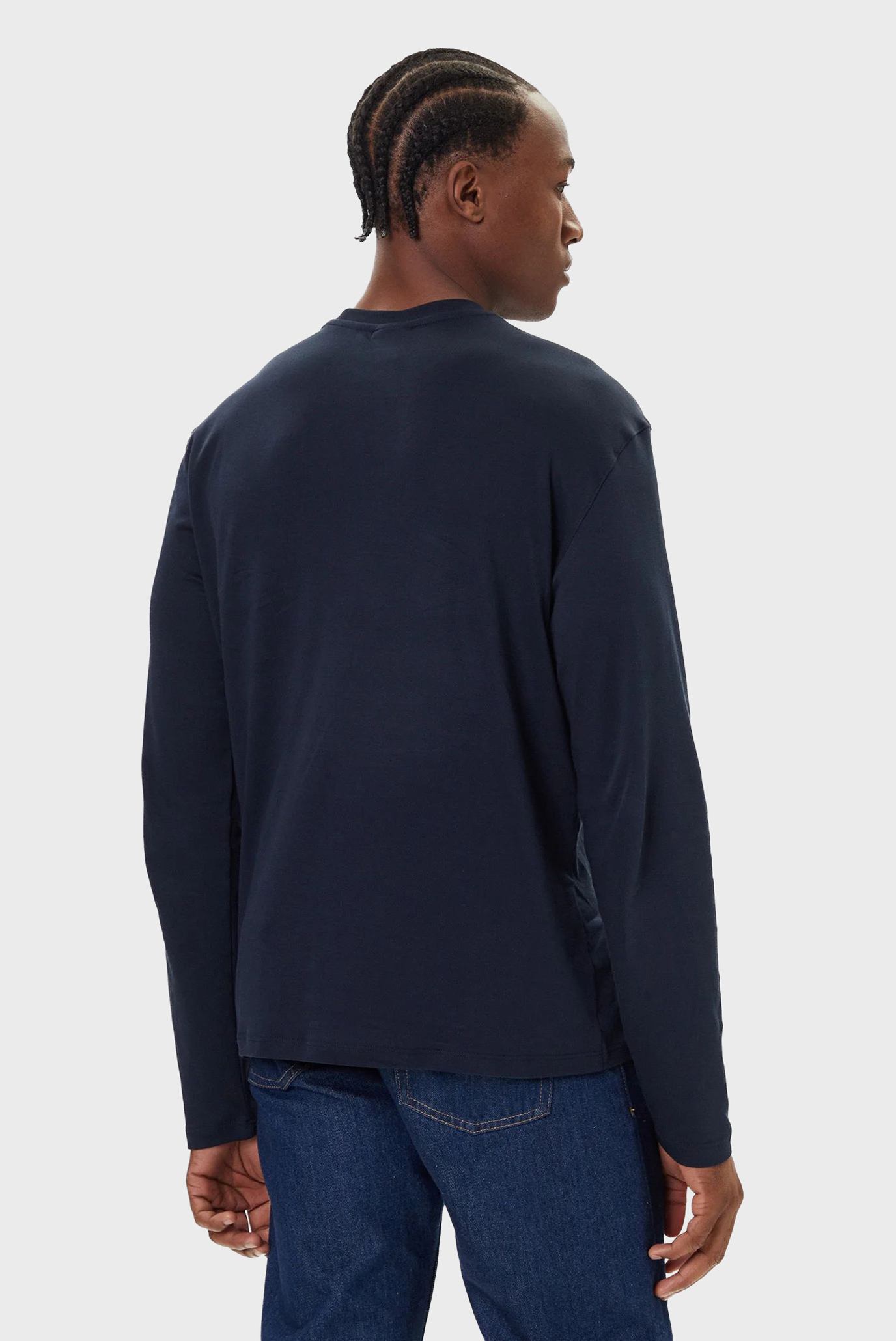 Лонгслив LS SUPIMA INTERLOCK SOLID CREWNE 3