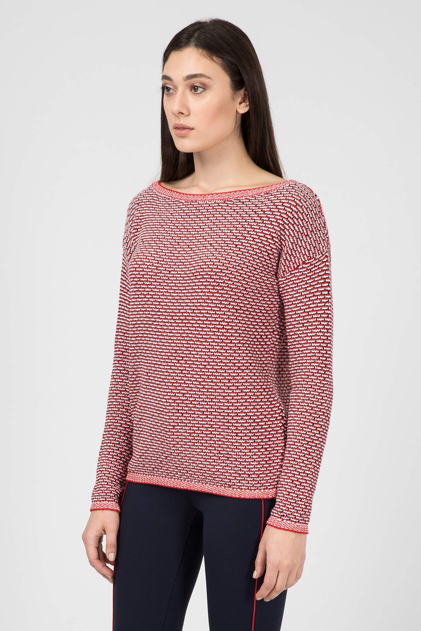 Женский джемпер с узором 7