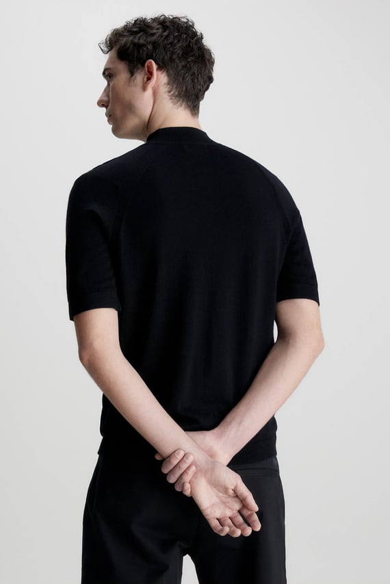 Свитер COTTON SILK BLEND MINI MOCK
