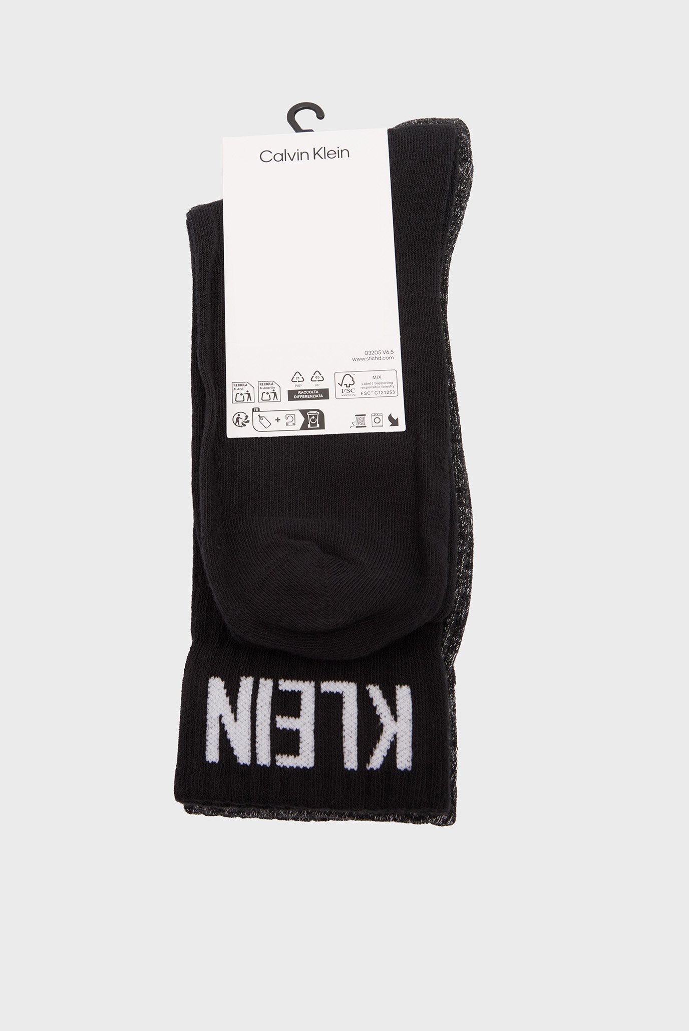 Носки CKJ MEN SOCK 2P RIBBON LOGOCalvin Klein Jeans Носки CKJ MEN SOCK 2P RIBBON LOGO 3