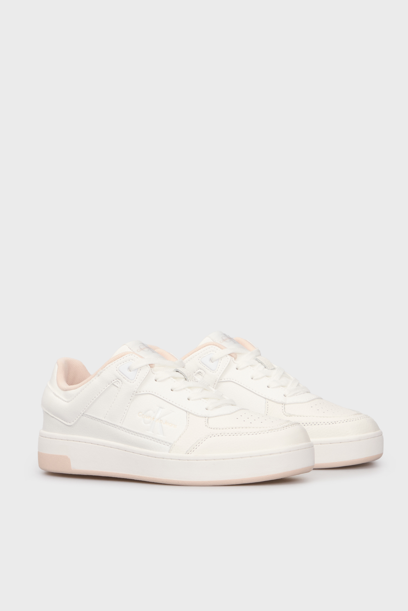 Женские белые сникерсы BASKET CUPSOLE LOW MIX 3