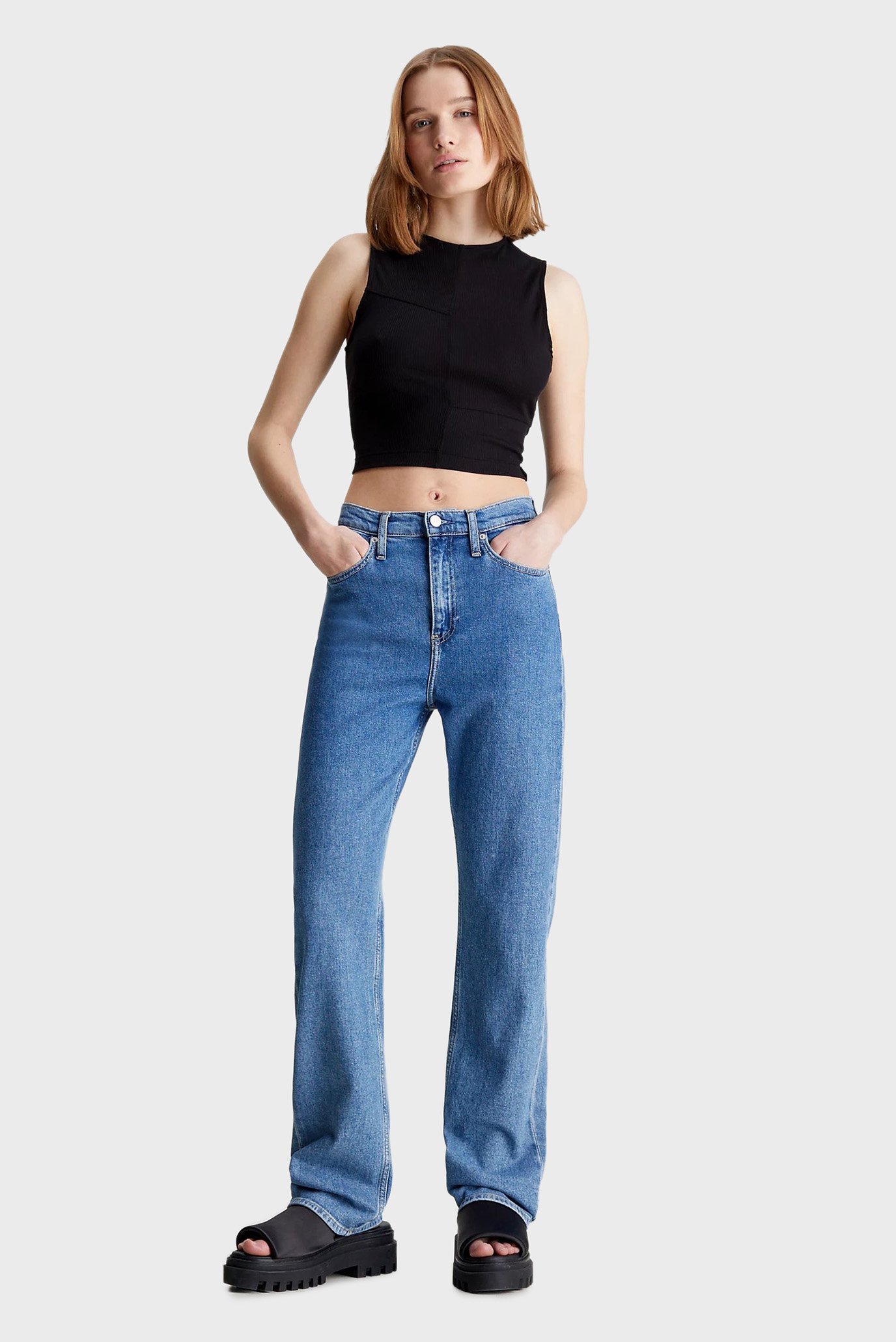 Майка SEAMING RIB TANK TOP 2