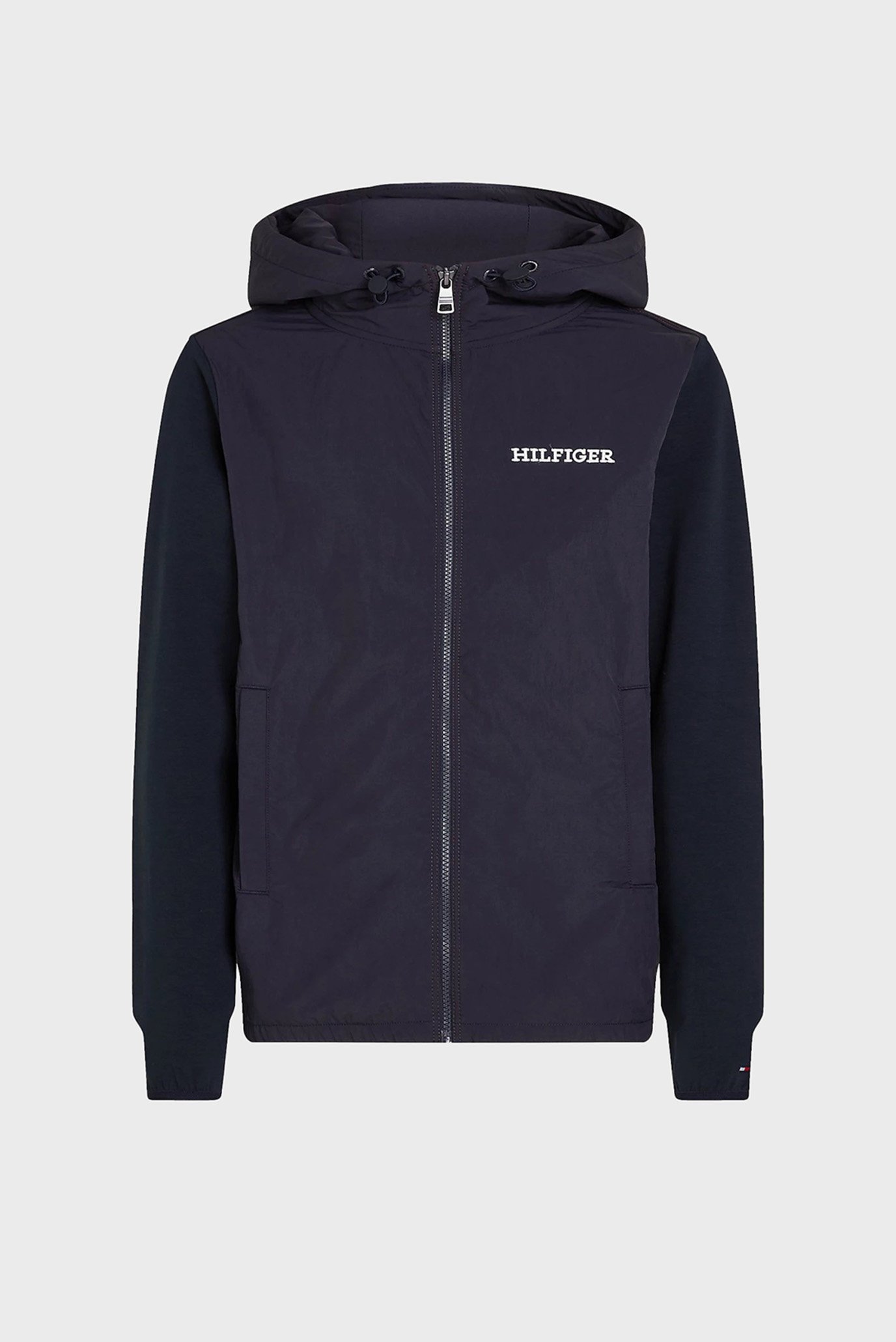 Мужское темно-синее худи MONOTYPE MIX MEDIA HDD ZIP THRU 5