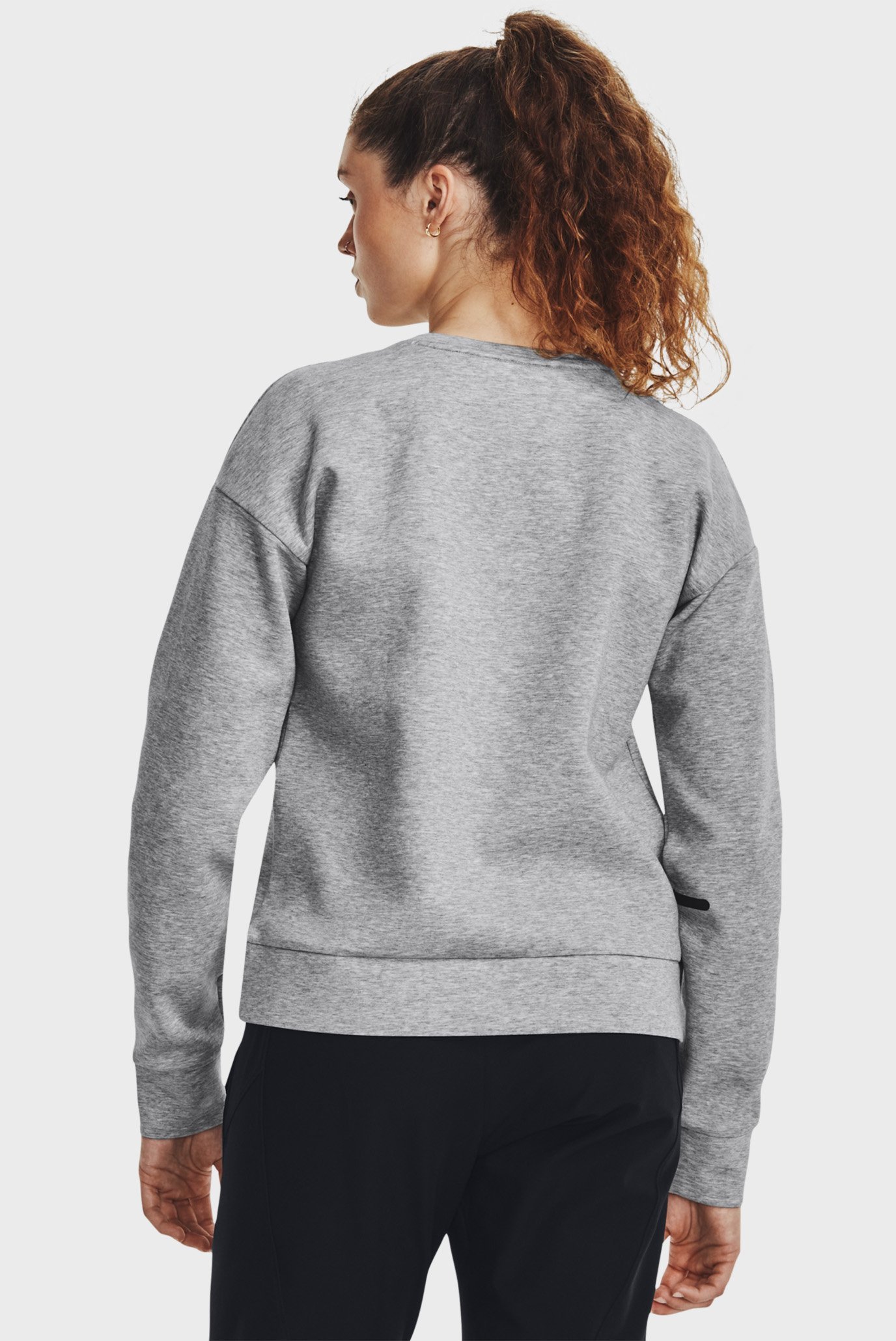 Женский серый свитшот Unstoppable Flc CrewUnder Armour Женский серый свитшот Unstoppable Flc Crew 3