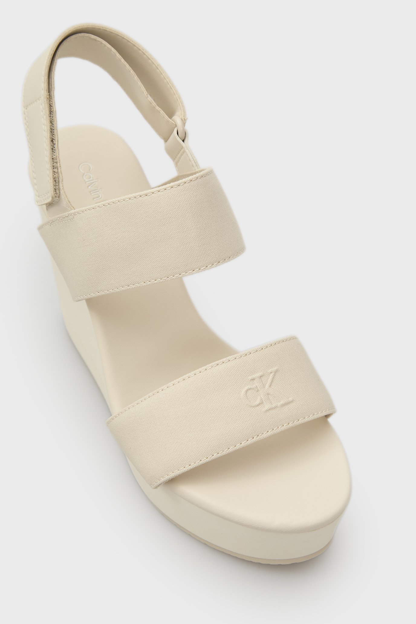 Женские белые босоножки WEDGE 4