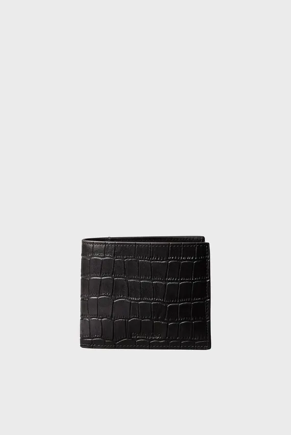 Кошелек CROC EMBOSSED BILLFOLD W  COIN Calvin Klein