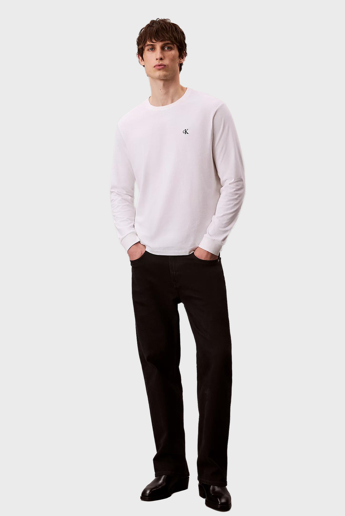 Лонгслив LS EASY MONOGRAM TEECalvin Klein Jeans Лонгслив LS EASY MONOGRAM TEE 2