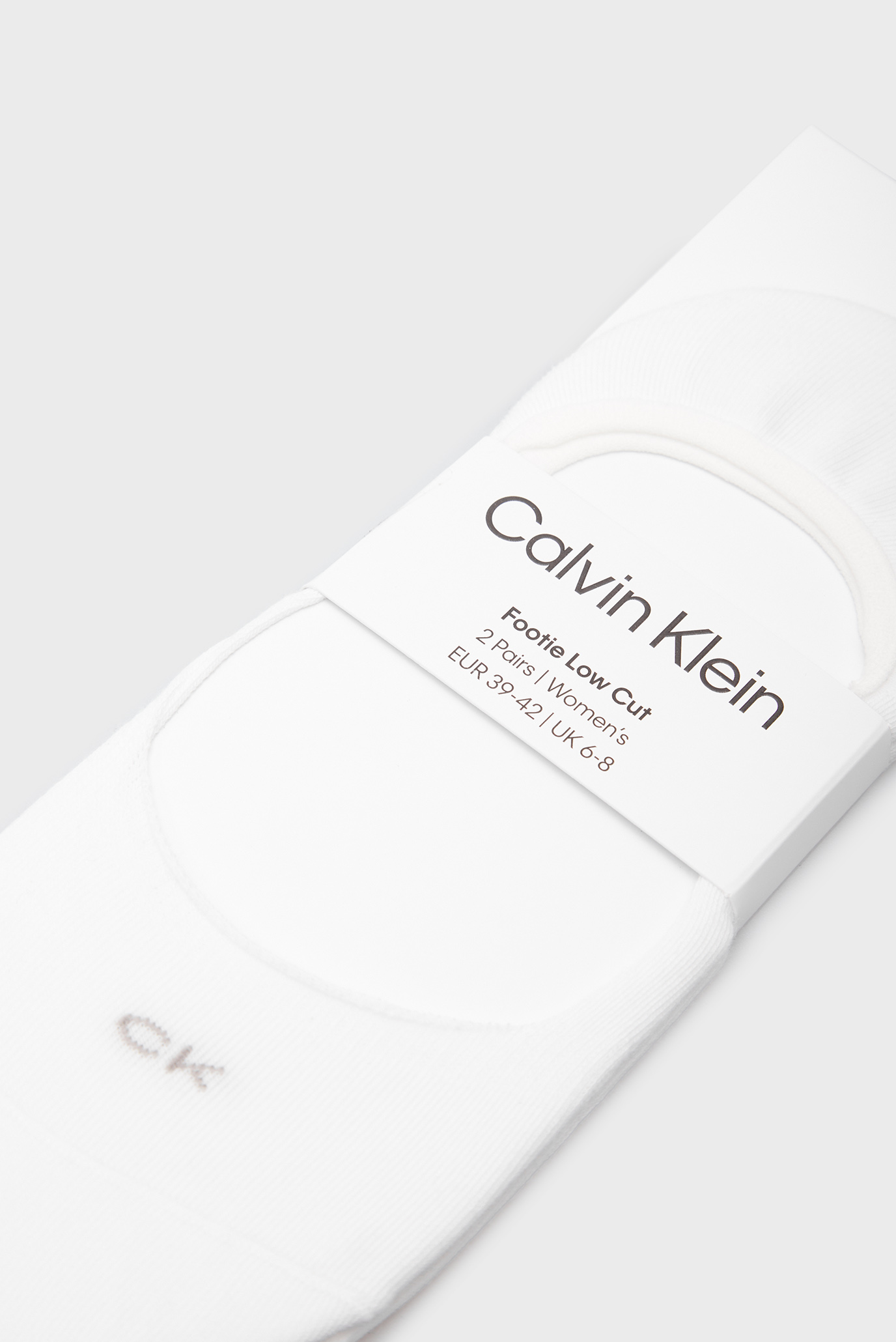 Следы CK WOMEN FOOTIE LOW CUT 2P 2