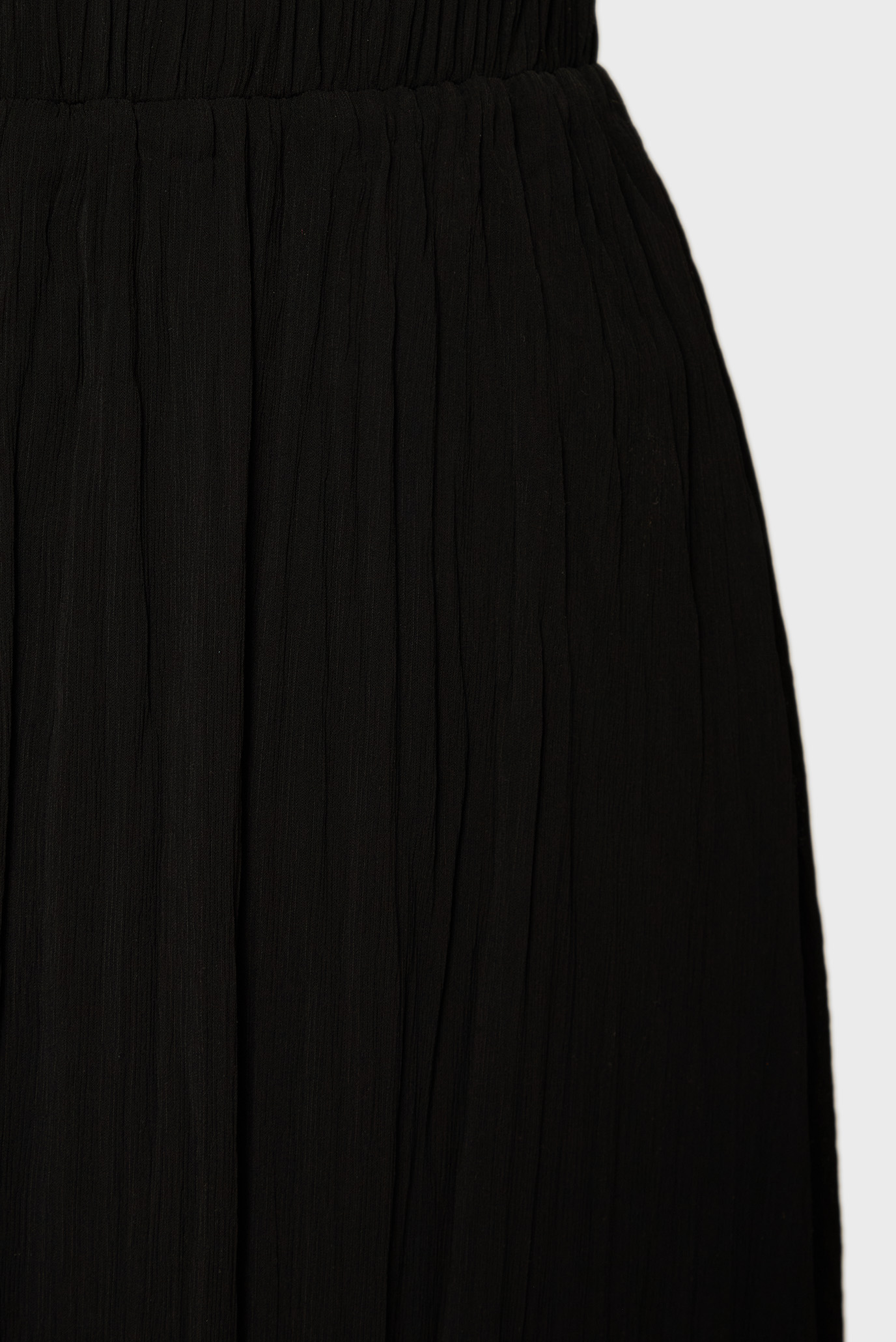 Женская черная юбка PLEATED MIDI SKIRT 3