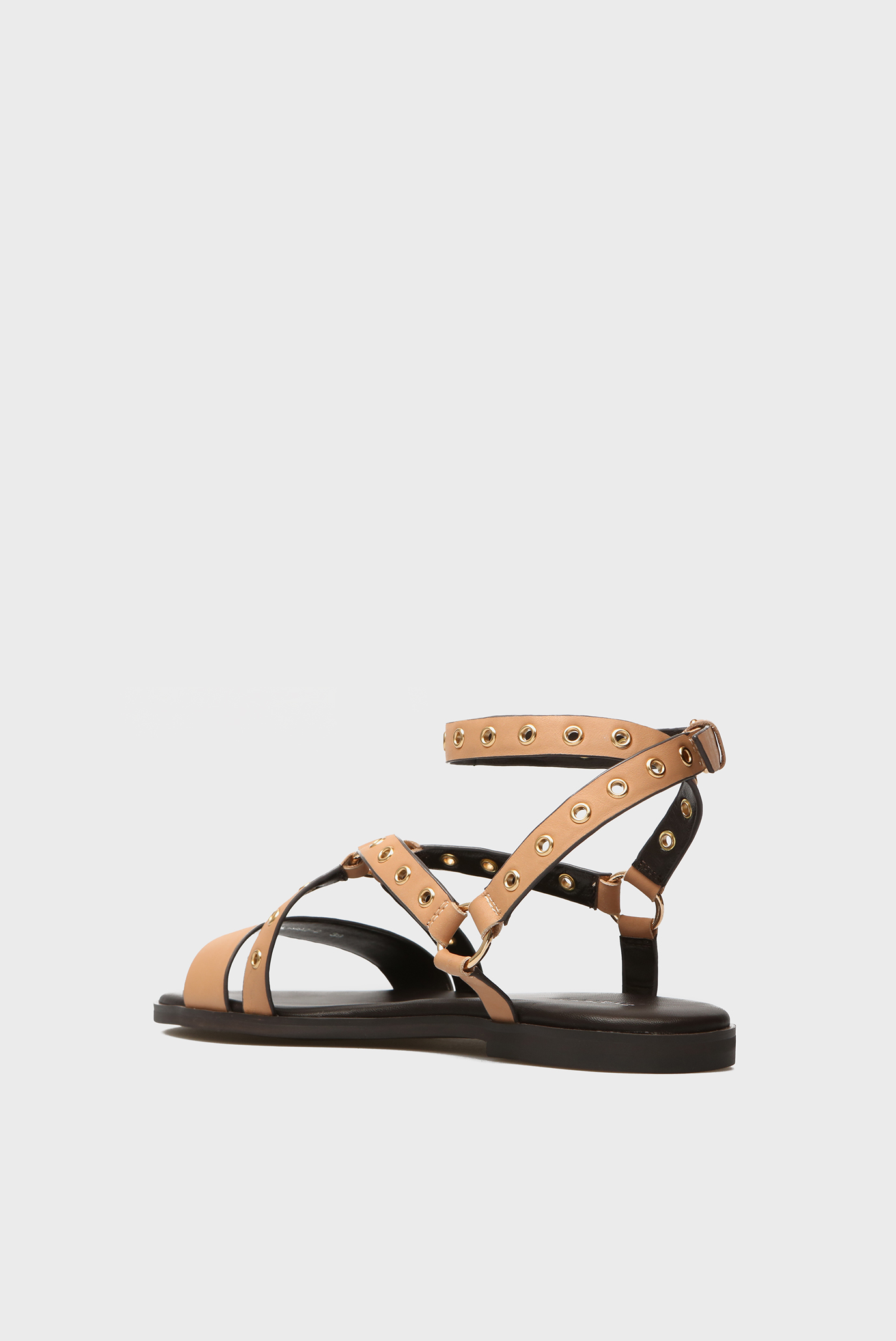 Бежевые сандалии 9