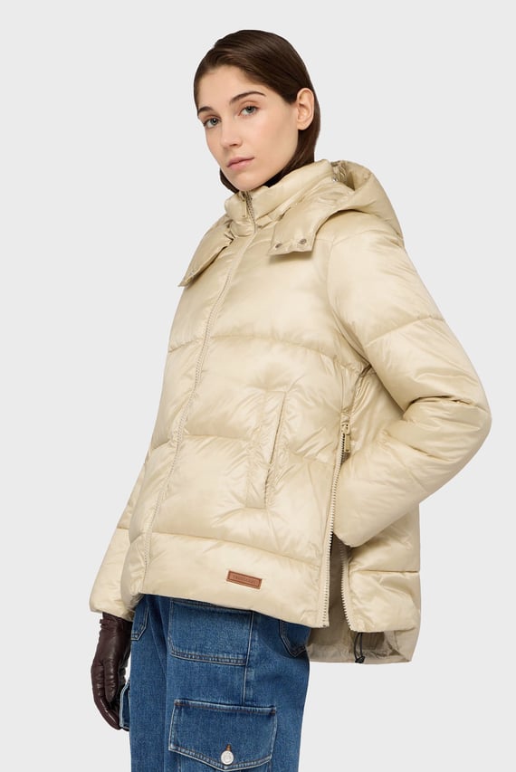 Куртка зимняя WO804N34 A-SHAPE PUFFER JACKET - SHINY NYLON Trussardi