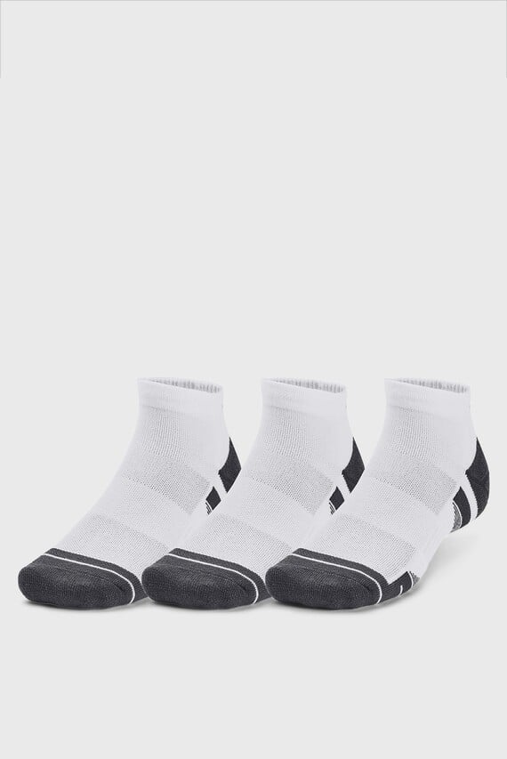 Белые носки (3 пары) UA Performance Tech 3pk Low