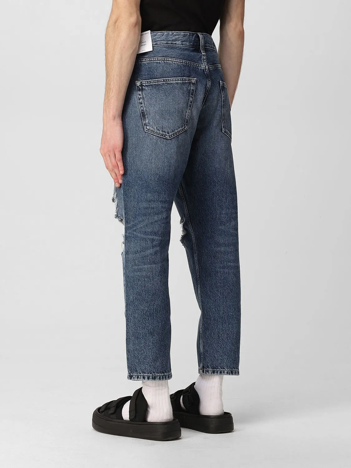 Мужские синие джинсы 3