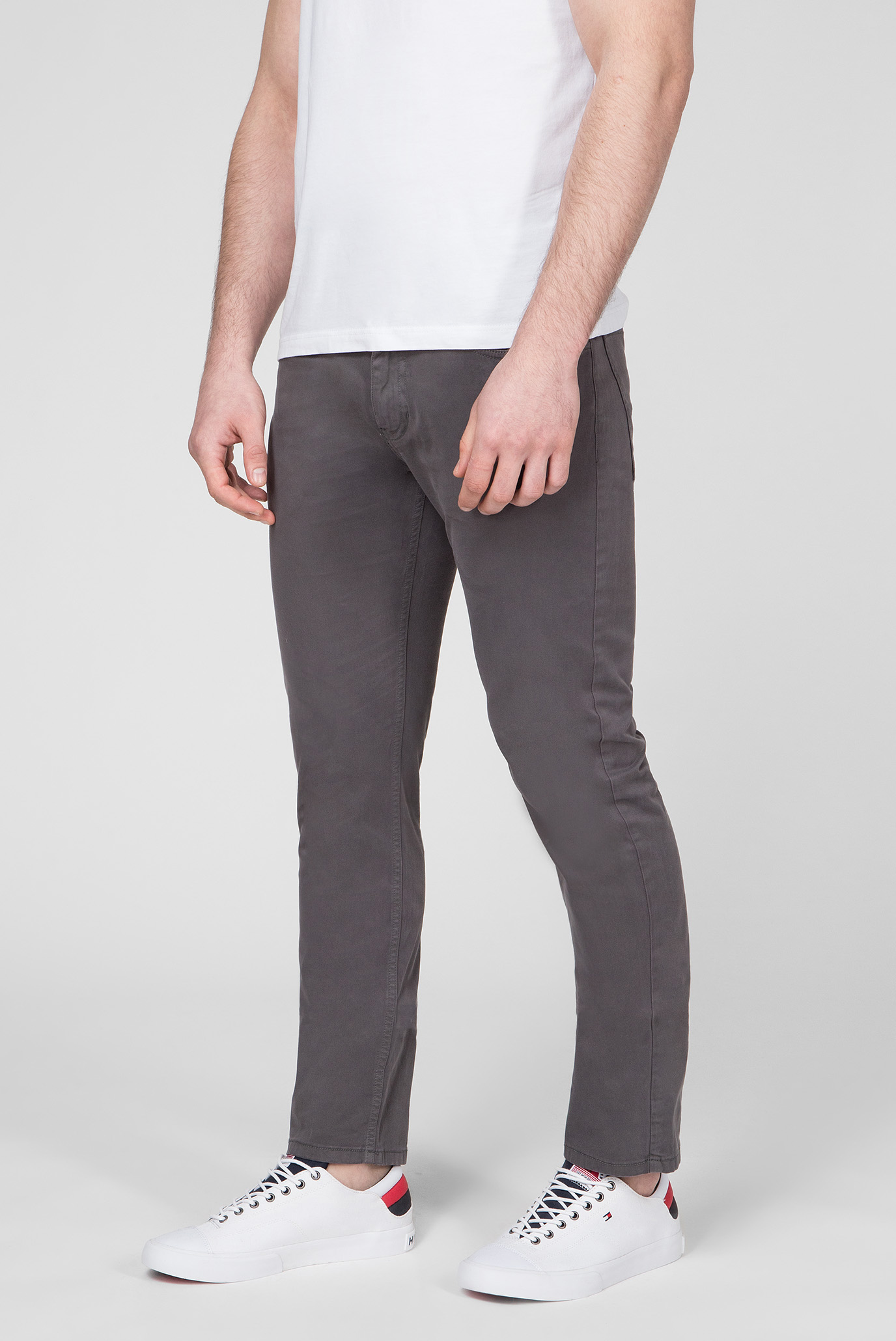 Мужские серые чиносы STRAIGHT DENTON FLEX 7