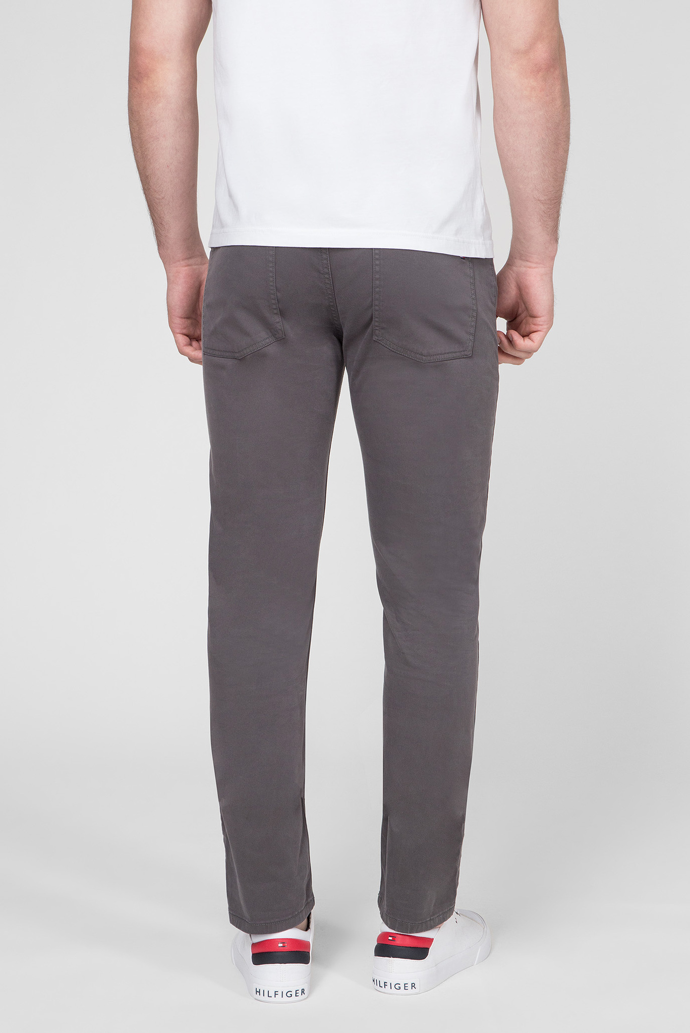 Мужские серые чиносы STRAIGHT DENTON FLEX 3