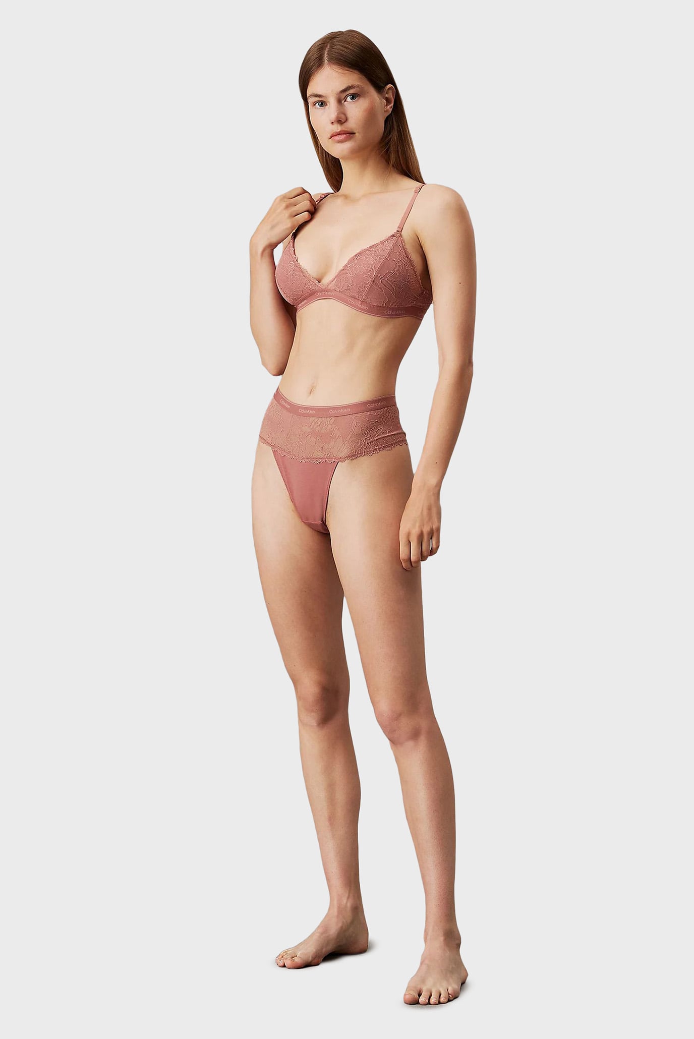 Женский розовый бюстгальтер LIGHTLY LINED TRIANGLE 2