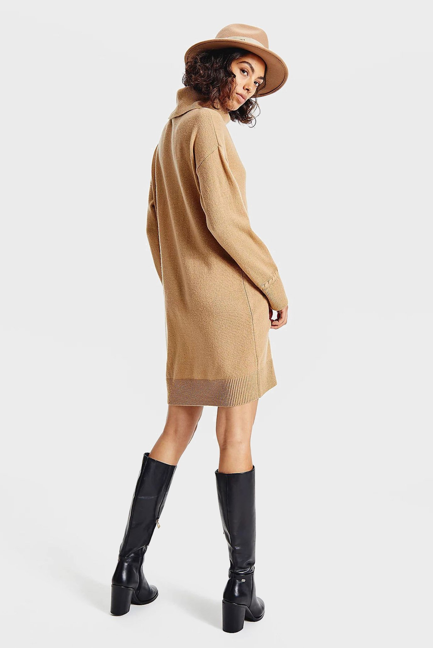 Платье SOFTWOOL ROLL-NK KNEE DRESS LSTommy Hilfiger Платье SOFTWOOL ROLL-NK KNEE DRESS LS 2