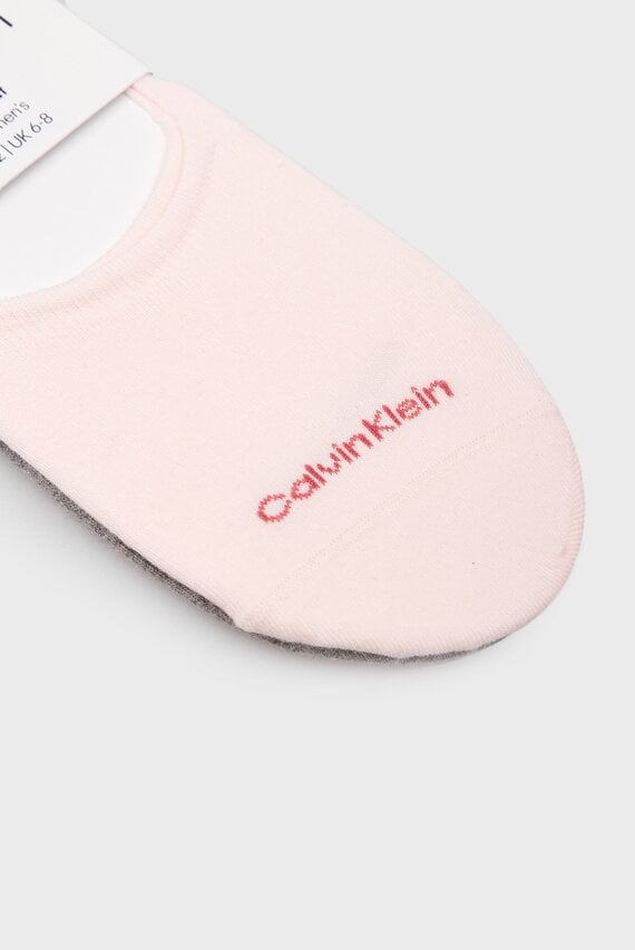 Следы CK WOMEN FOOTIE MID CUT 2P
