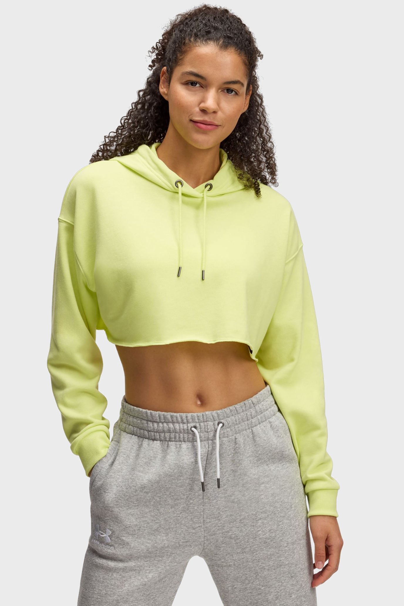 Худи UA Icon Terry Crop Hoodie 1