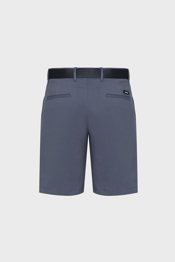 Мужские серые шорты MODERN TWILL SLIM SHORT BELT