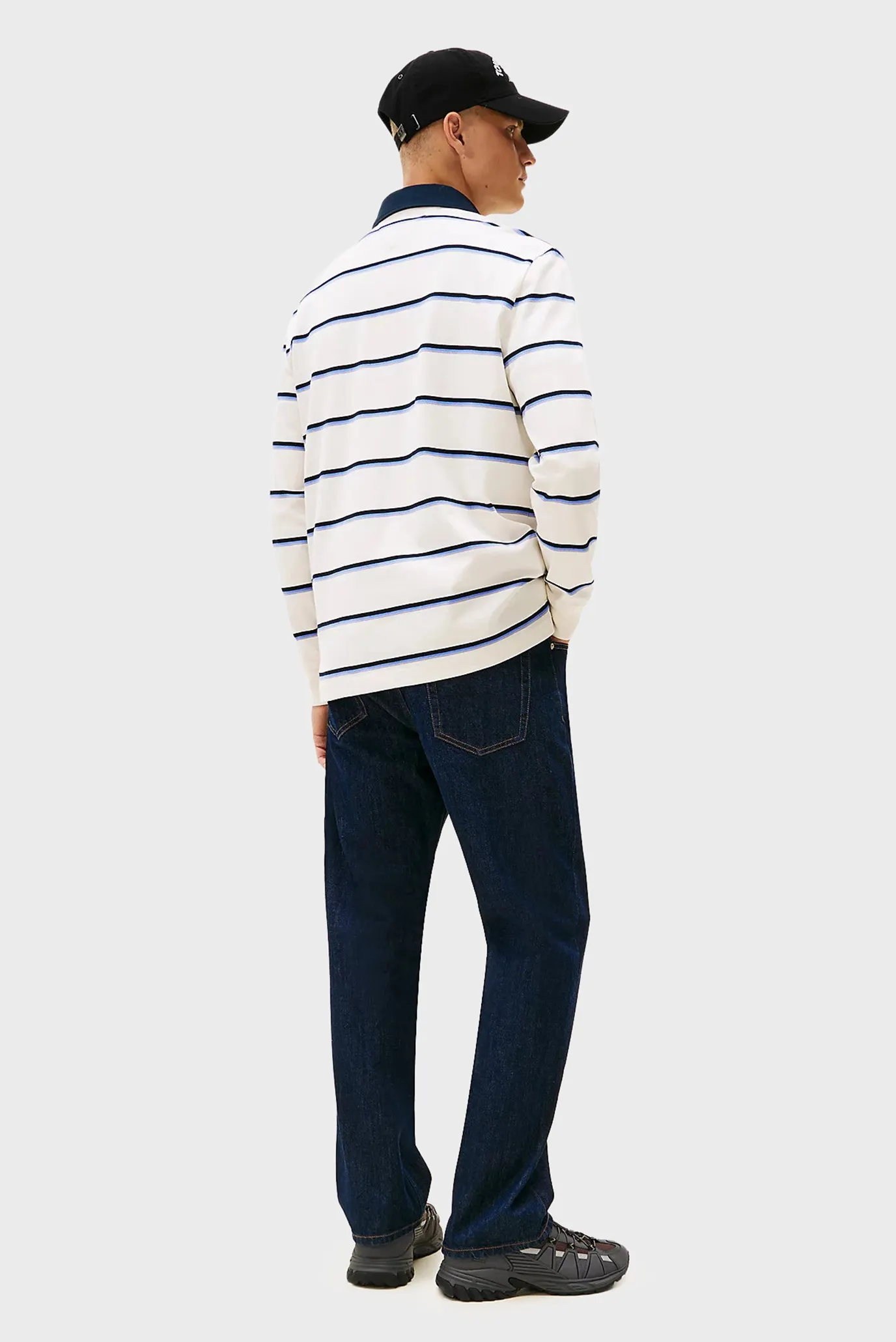 Поло с длинным рукавом TJM RLX WOVEN LABEL RUGBY 3