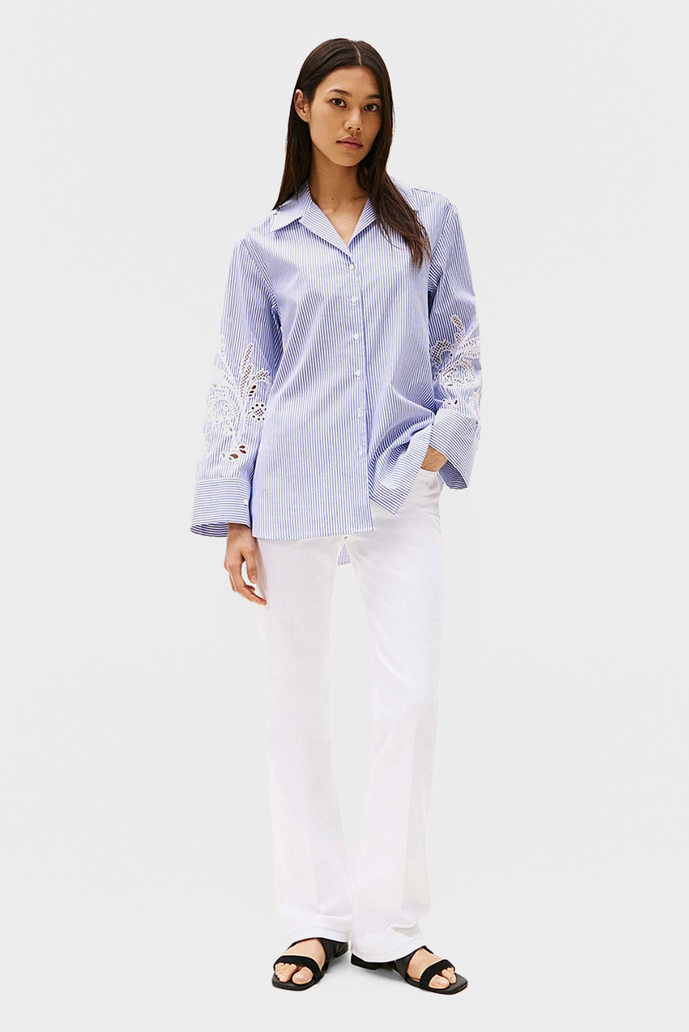 Рубашка BRODERIE ANGLAISE COTTON SHIRT 4