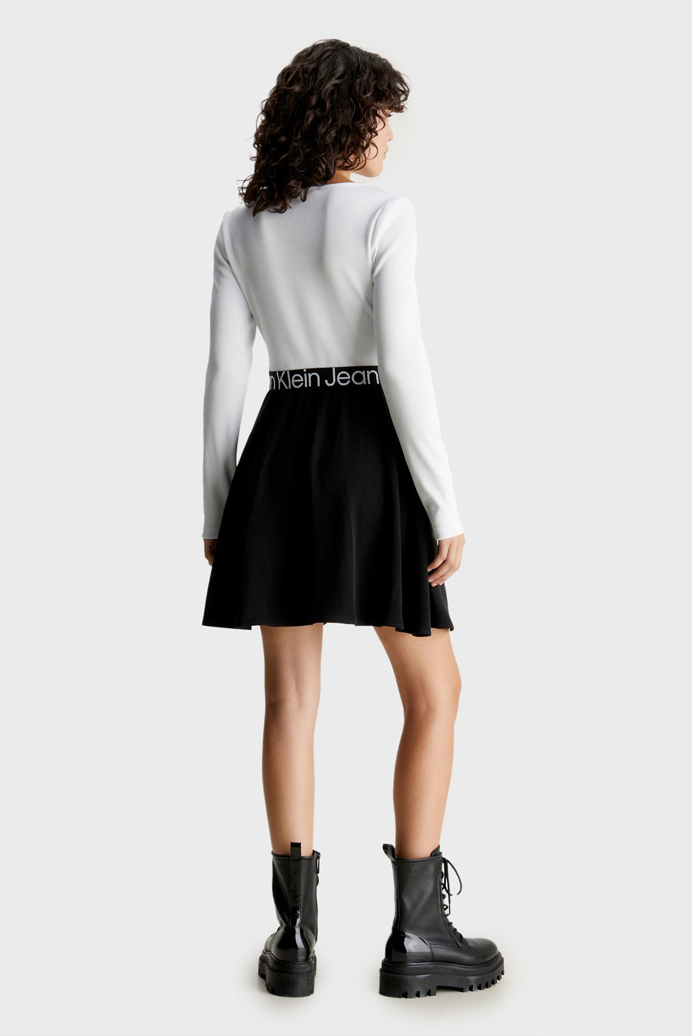 Платье LOGO ELASTIC LONG SLEEVE DRESS 3