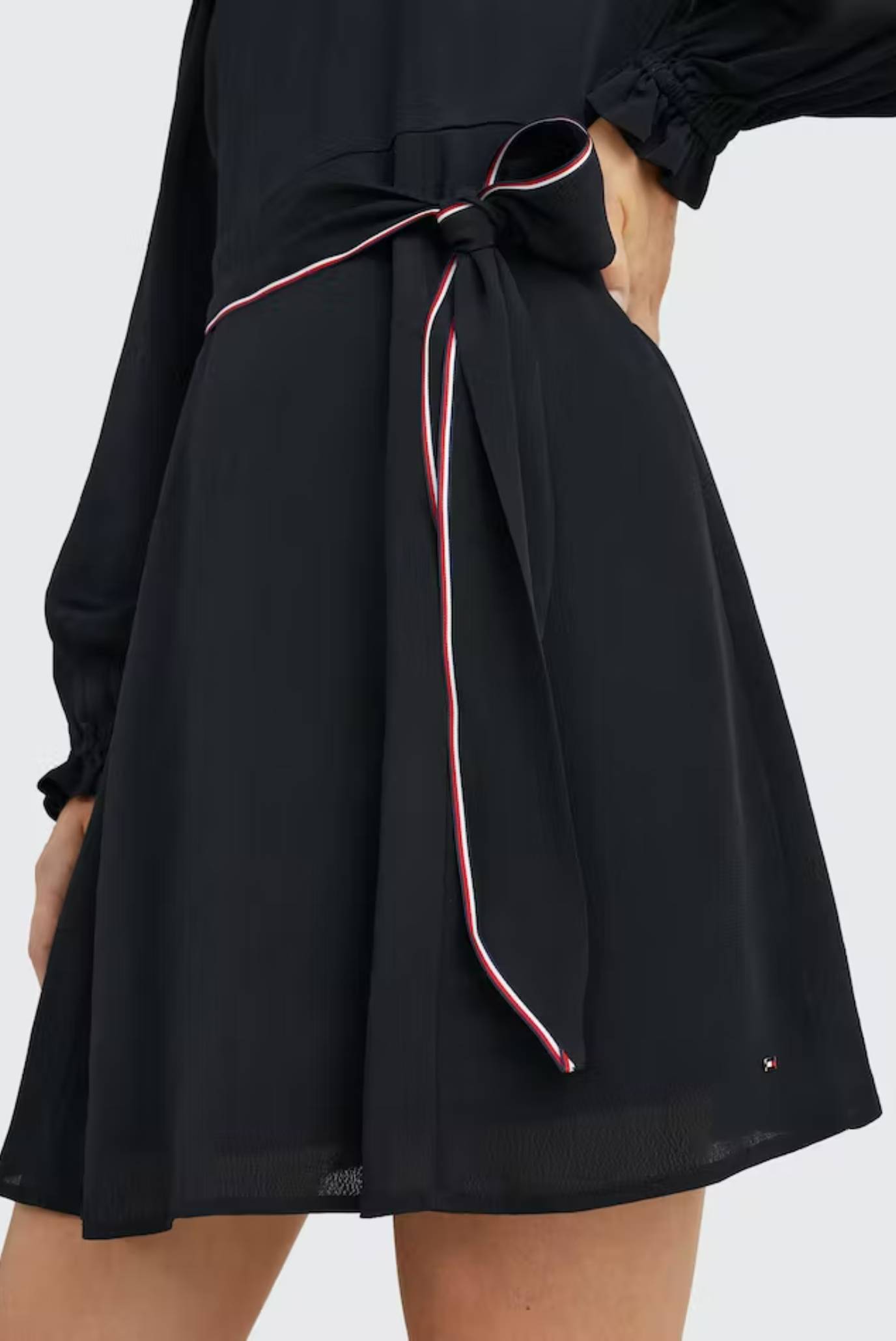 Платье MOSS CREPE SOLID SHORT DRESS LSTommy Hilfiger Платье MOSS CREPE SOLID SHORT DRESS LS 4