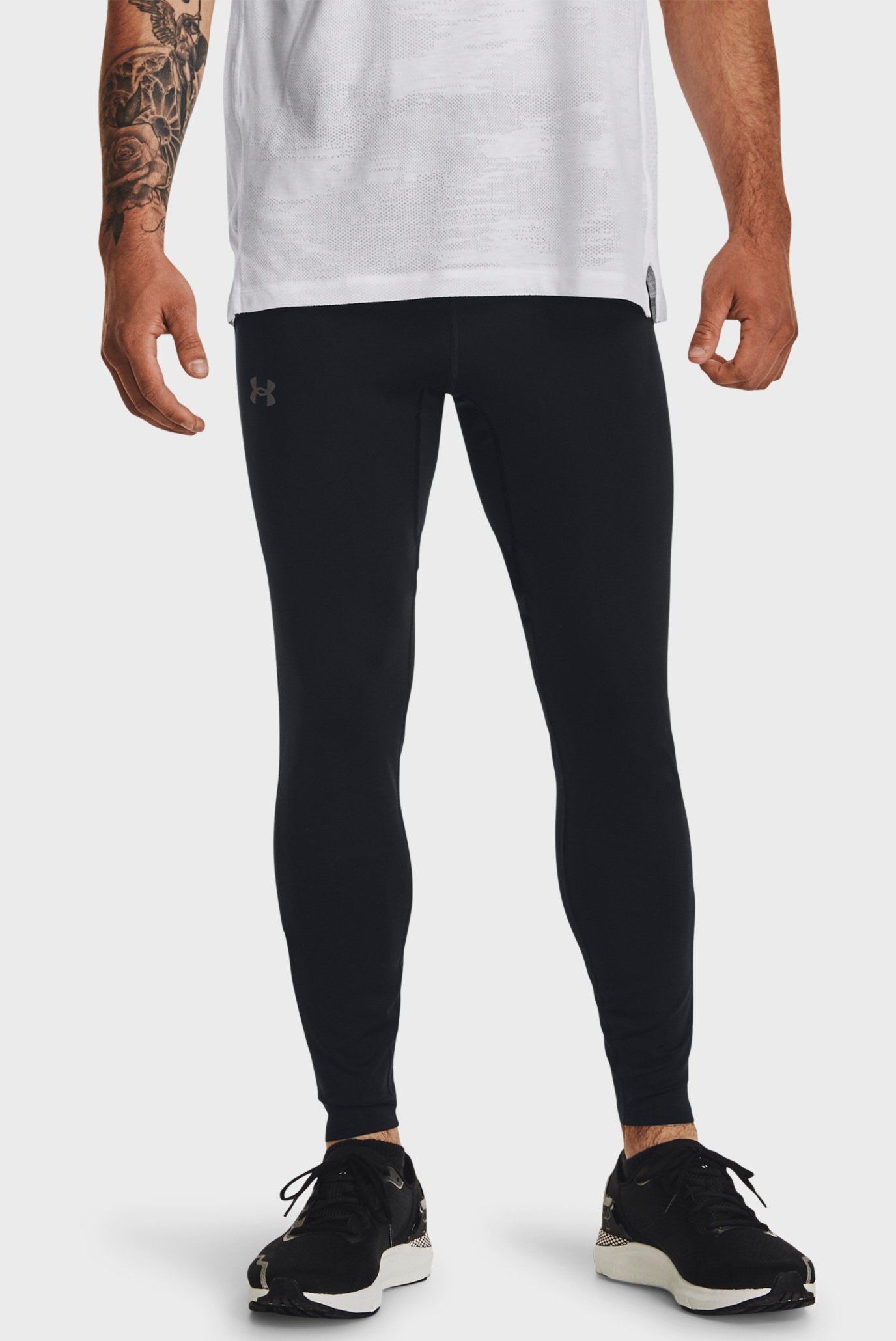 Мужские черные тайтсы UA QUALIFIER ELITE TIGHTUnder Armour Мужские черные тайтсы UA QUALIFIER ELITE TIGHT 2
