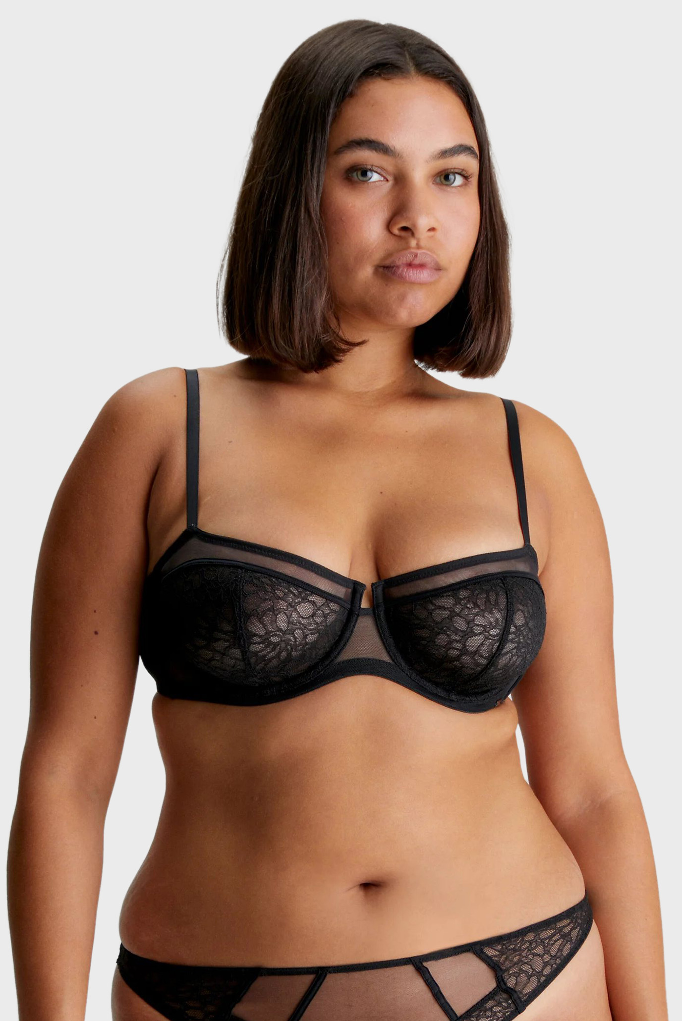 Женский черный бюстгальтер UNLINED BALCONETTE 8