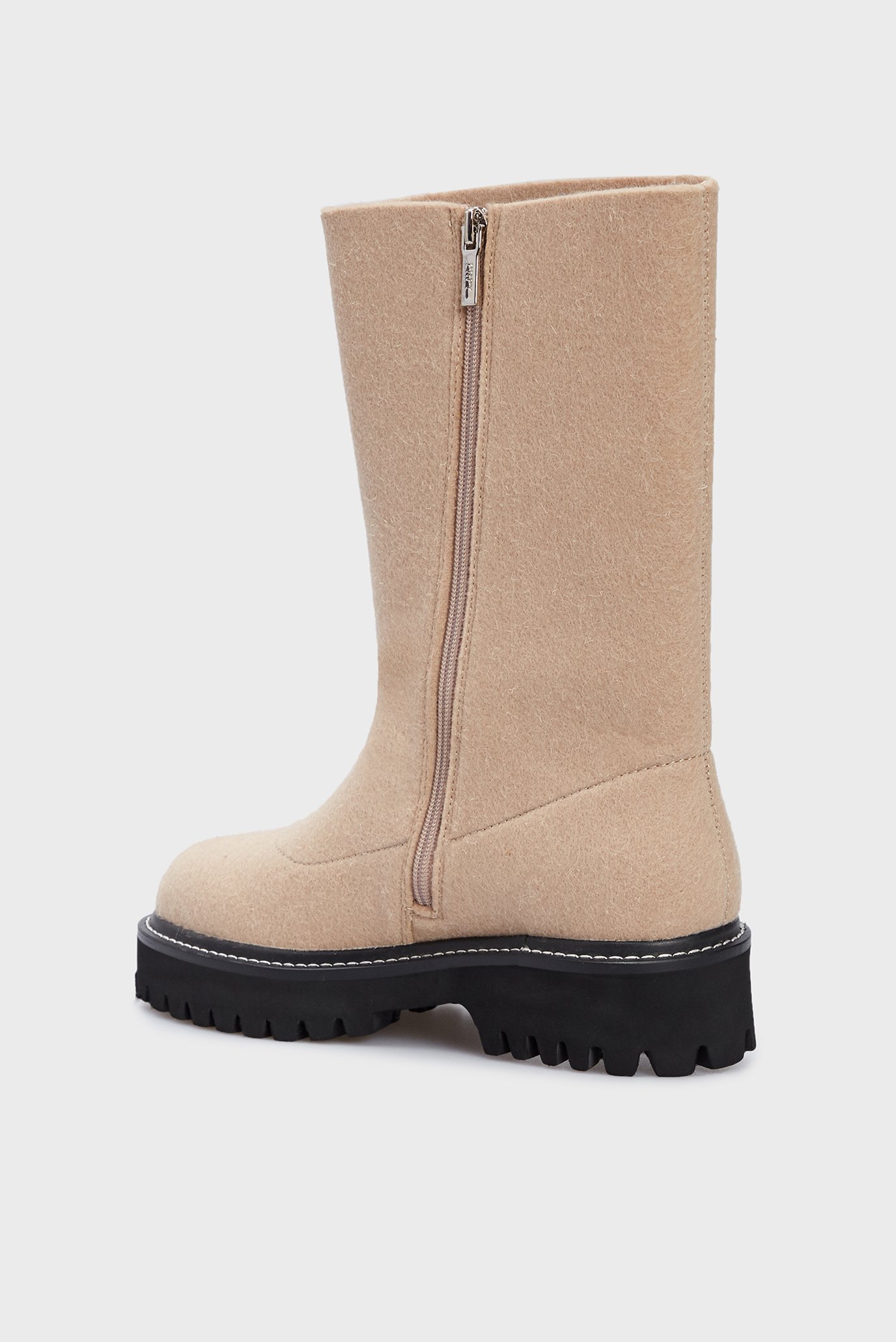 Женские бежевые сапоги Alisa 5