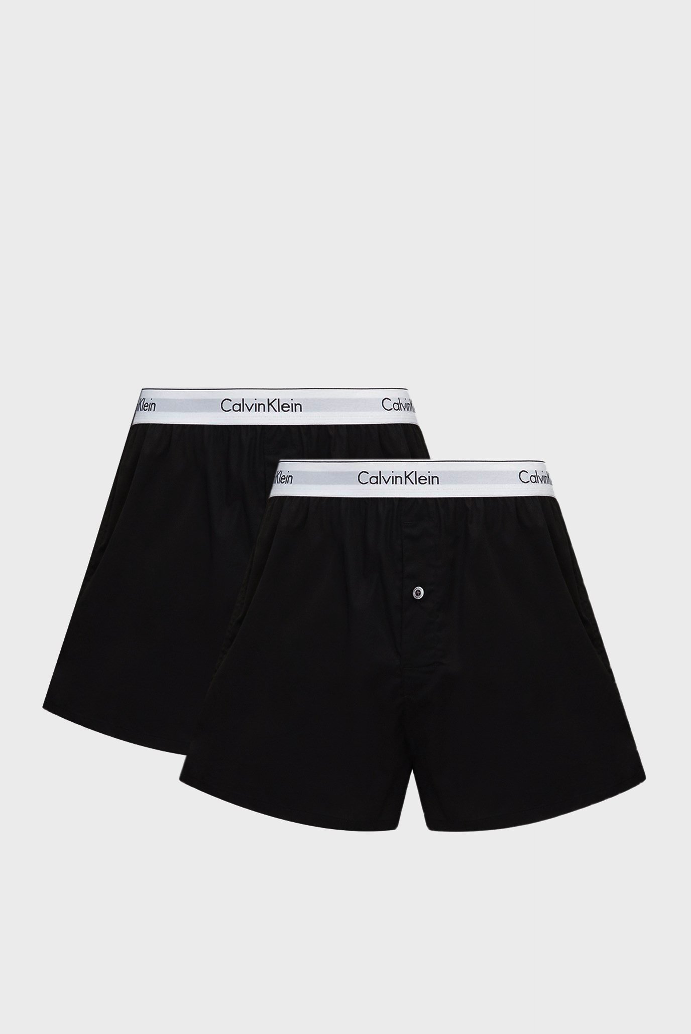 Мужские черные трусы (2 шт) SLIM FIT BOXER 1